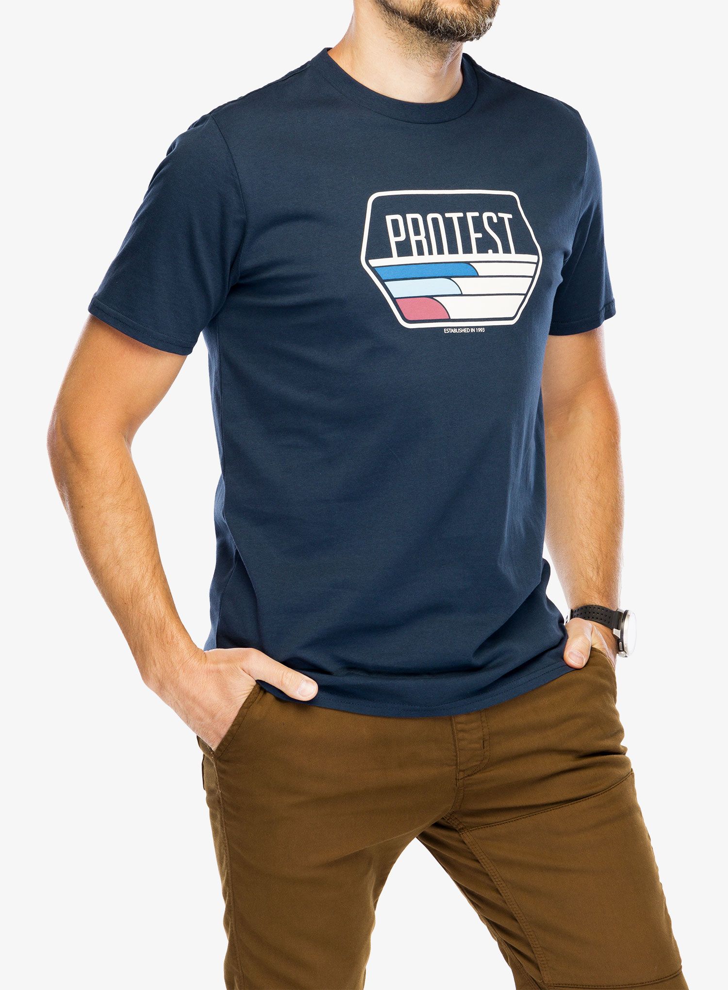 Футболка бавовняна Protest Prtstan T-Shirt - night sky blue