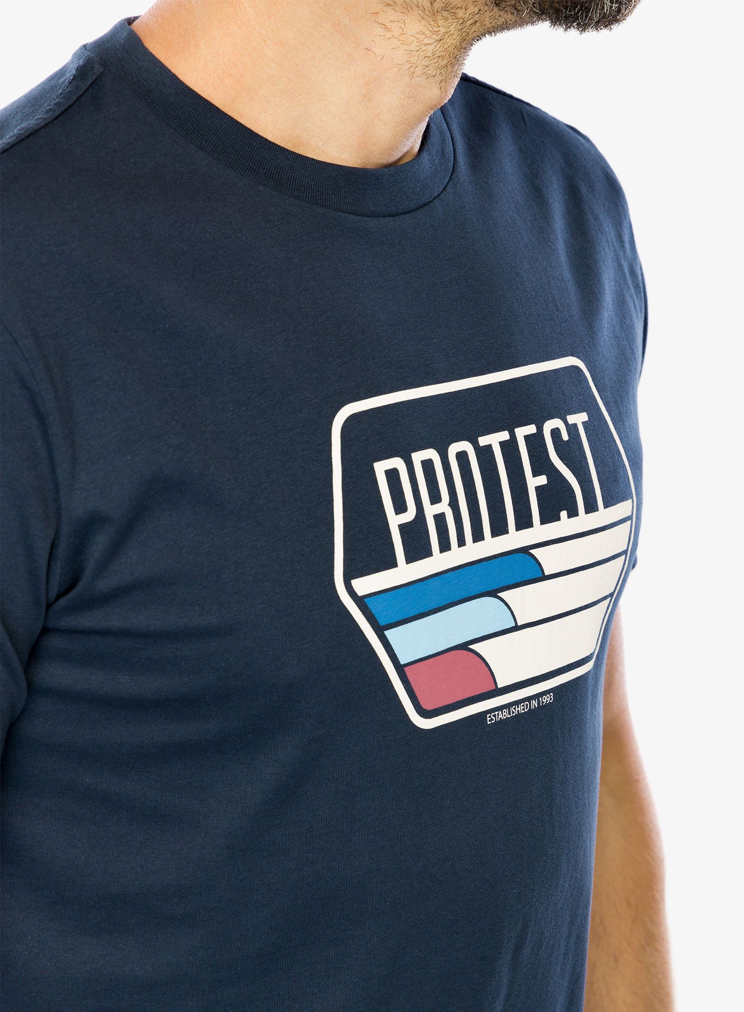 Футболка бавовняна Protest Prtstan T-Shirt - night sky blue