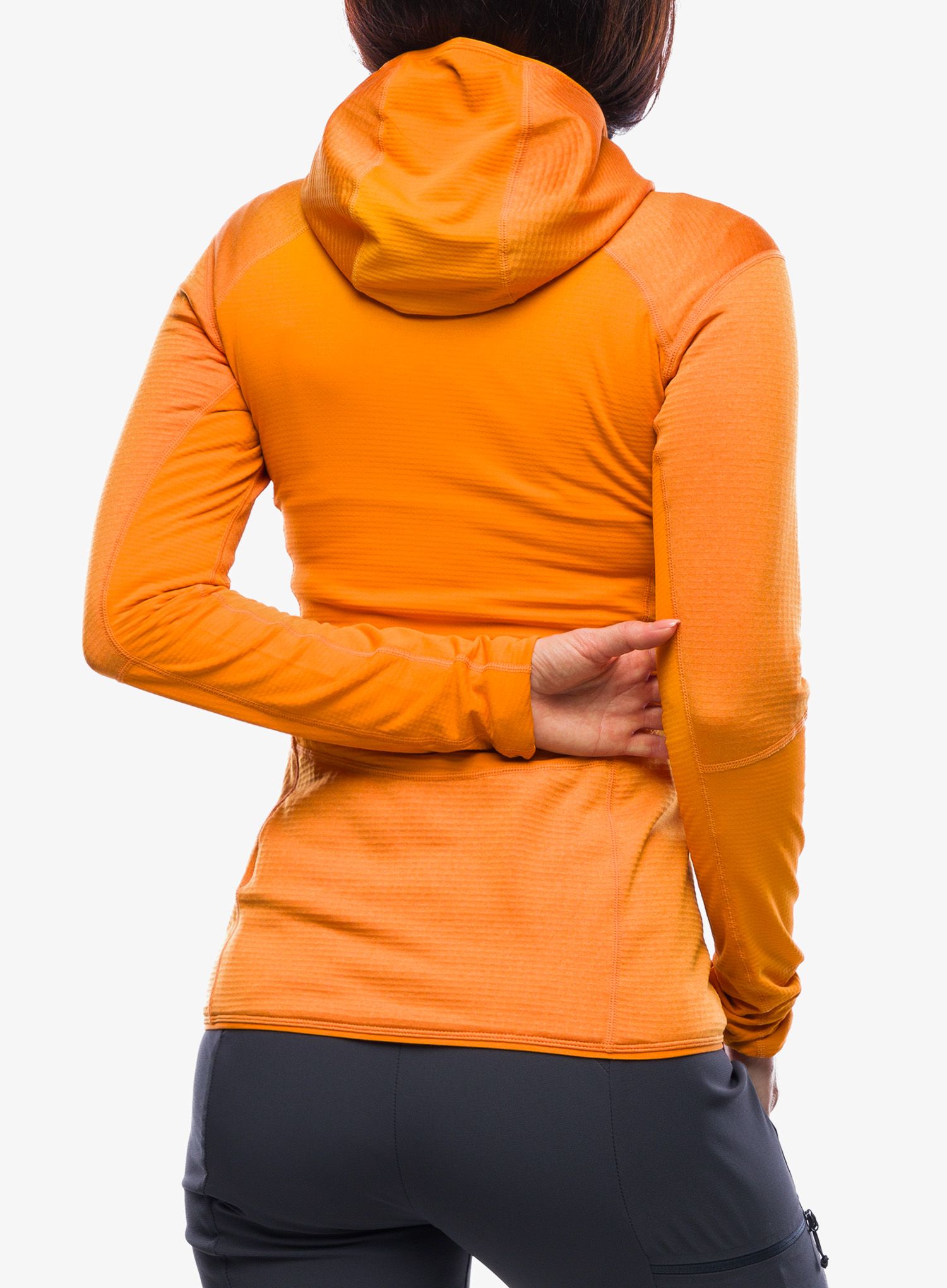 Кофта з каптуром жіноча Rab Ascendor Hoody - marmalade