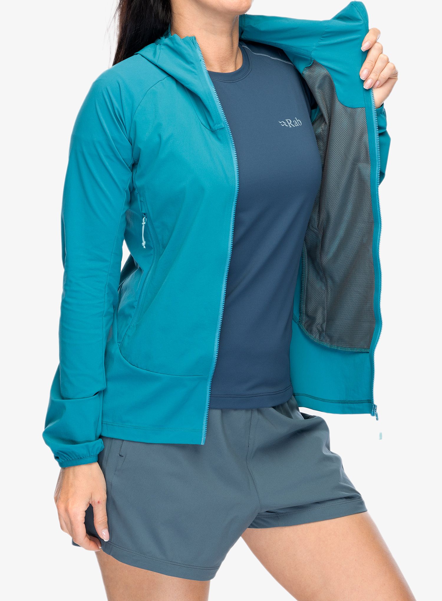 Куртка softshell жіноча Rab Borealis Jacket - marina blue