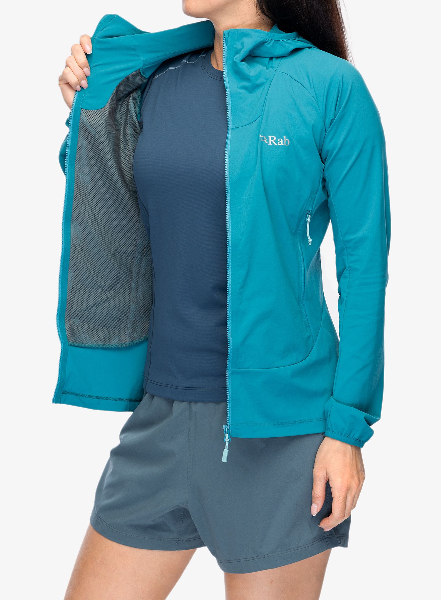 Куртка softshell жіноча Rab Borealis Jacket - marina blue