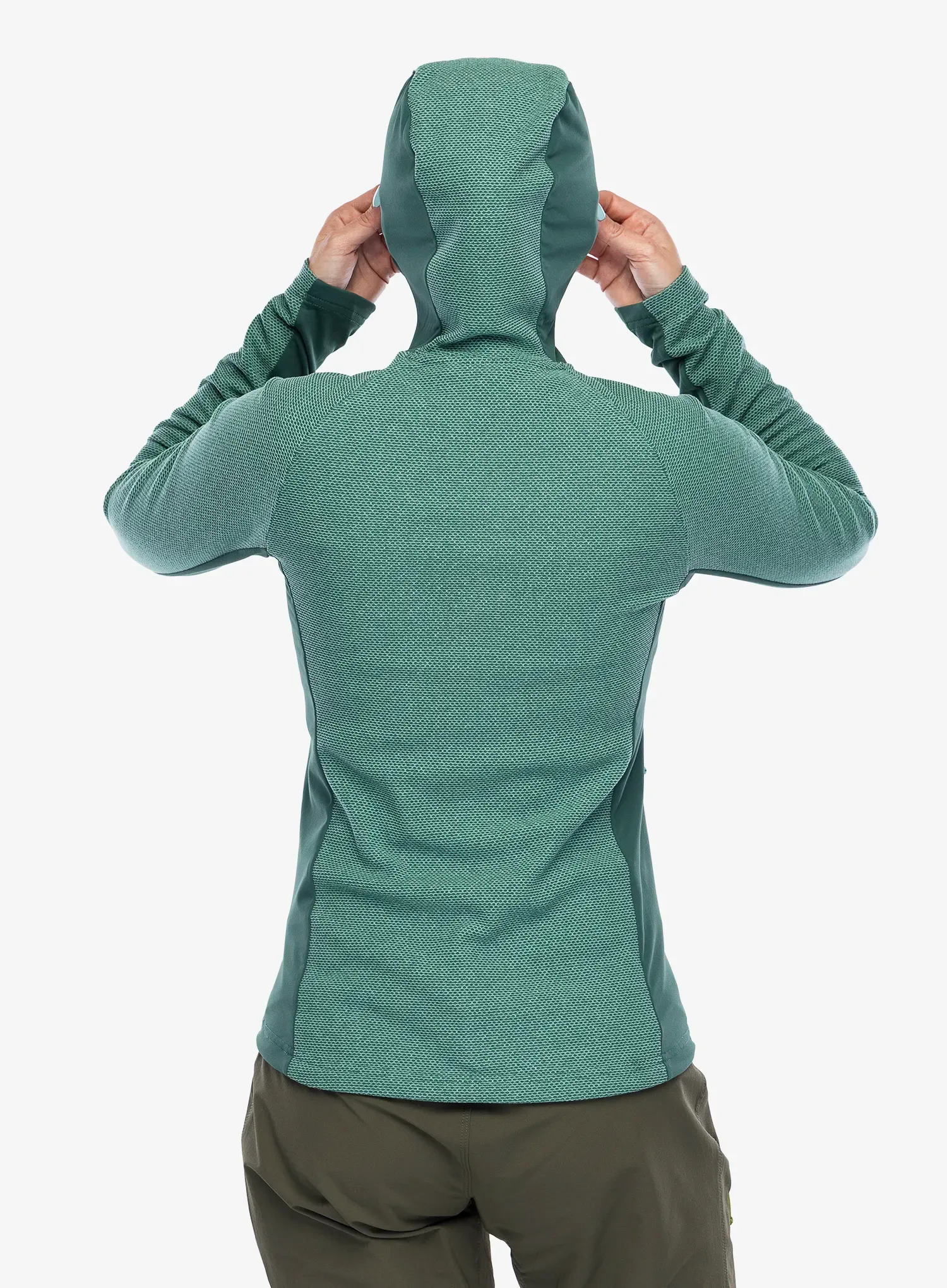 Кофта з каптуром жіноча Rab Capacitor Hoody - eucalyptus