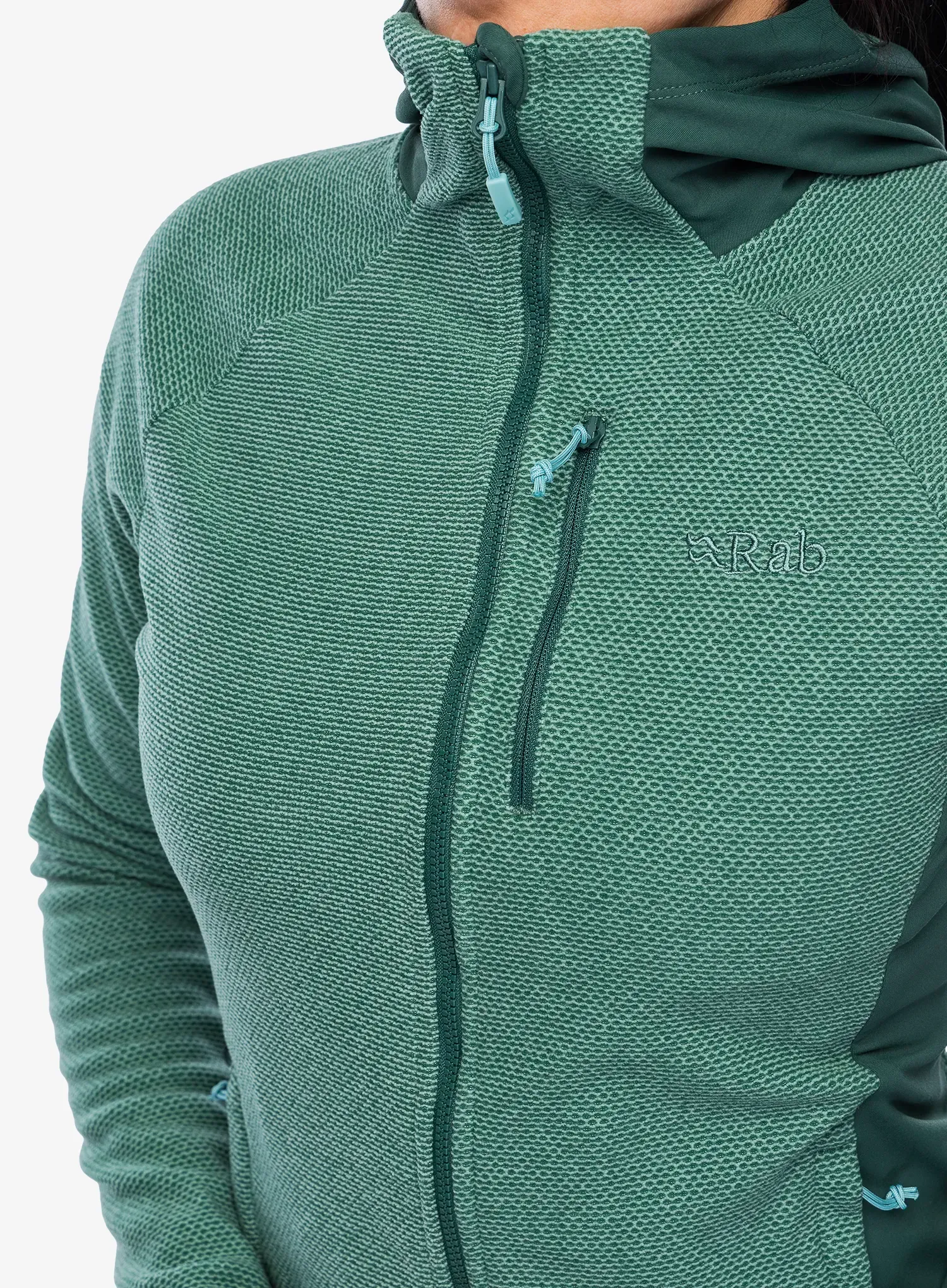Кофта з каптуром жіноча Rab Capacitor Hoody - eucalyptus