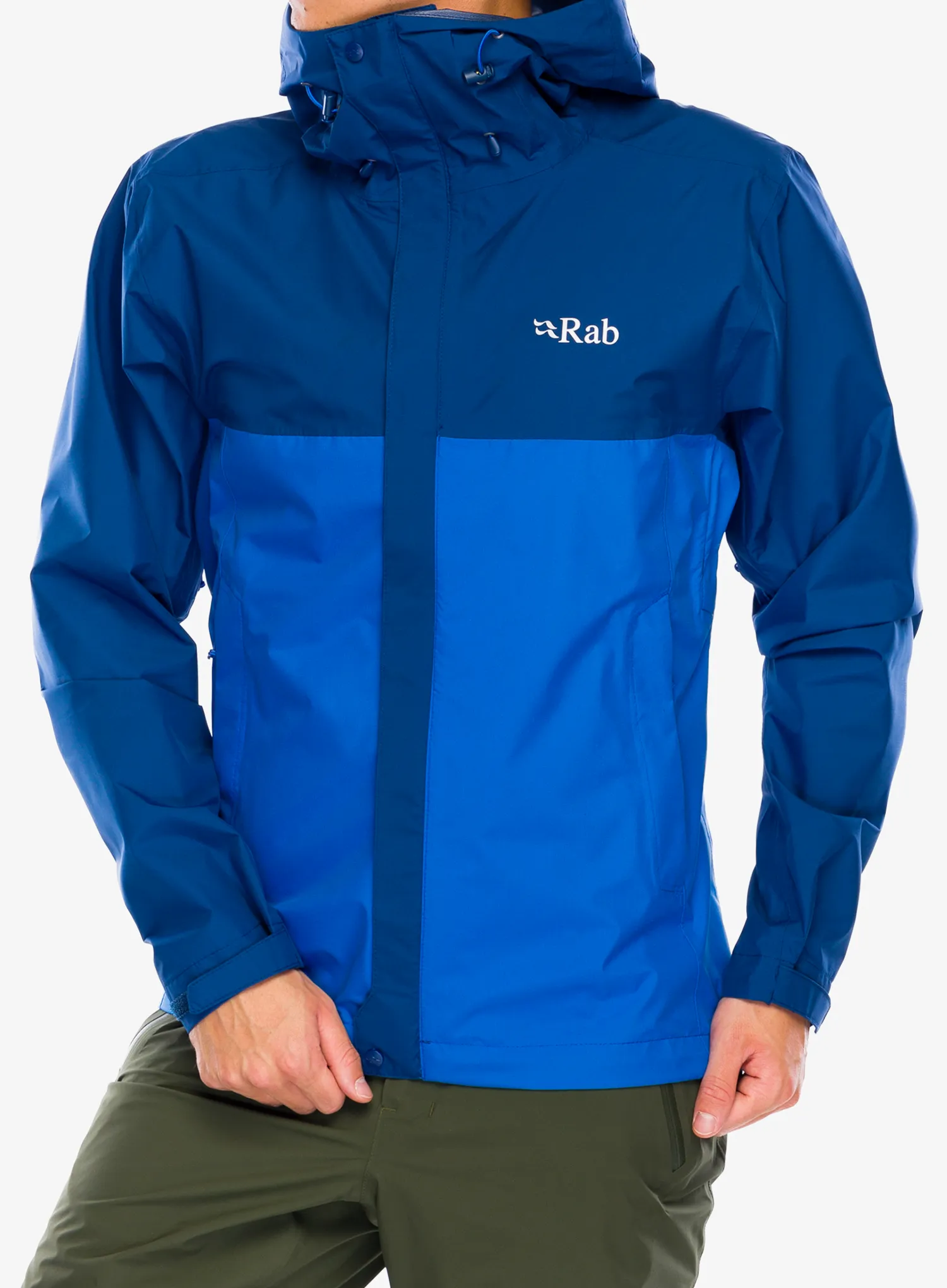 Куртка дощовик Rab Downpour Eco Jacket - nightfall blue/ascent blue