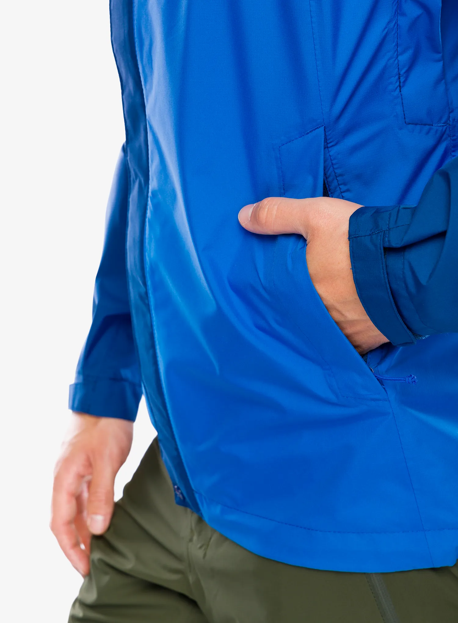 Куртка дощовик Rab Downpour Eco Jacket - nightfall blue/ascent blue