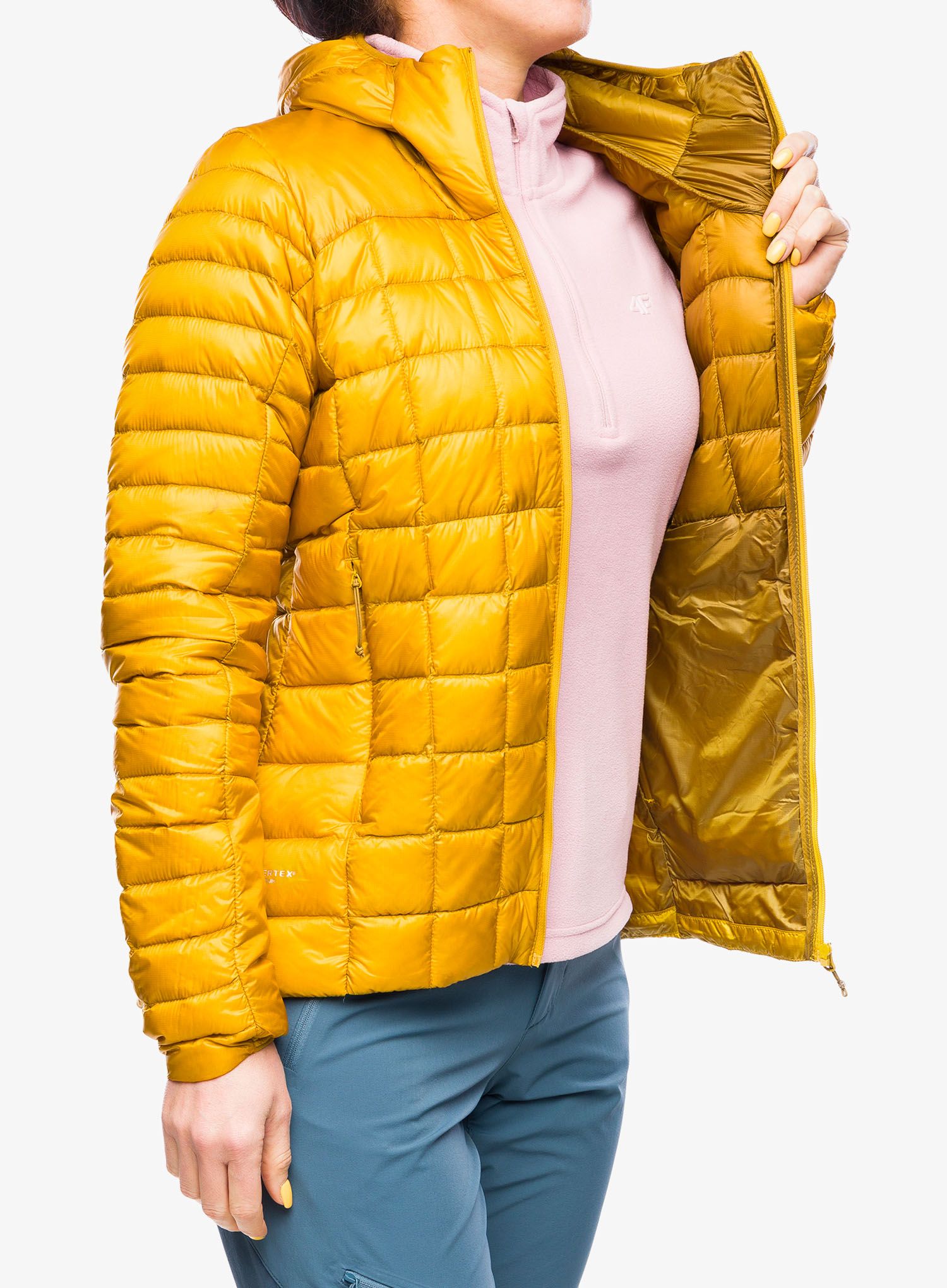 Пуховик жіноча Rab Mythic Alpine Light Jacket - sahara