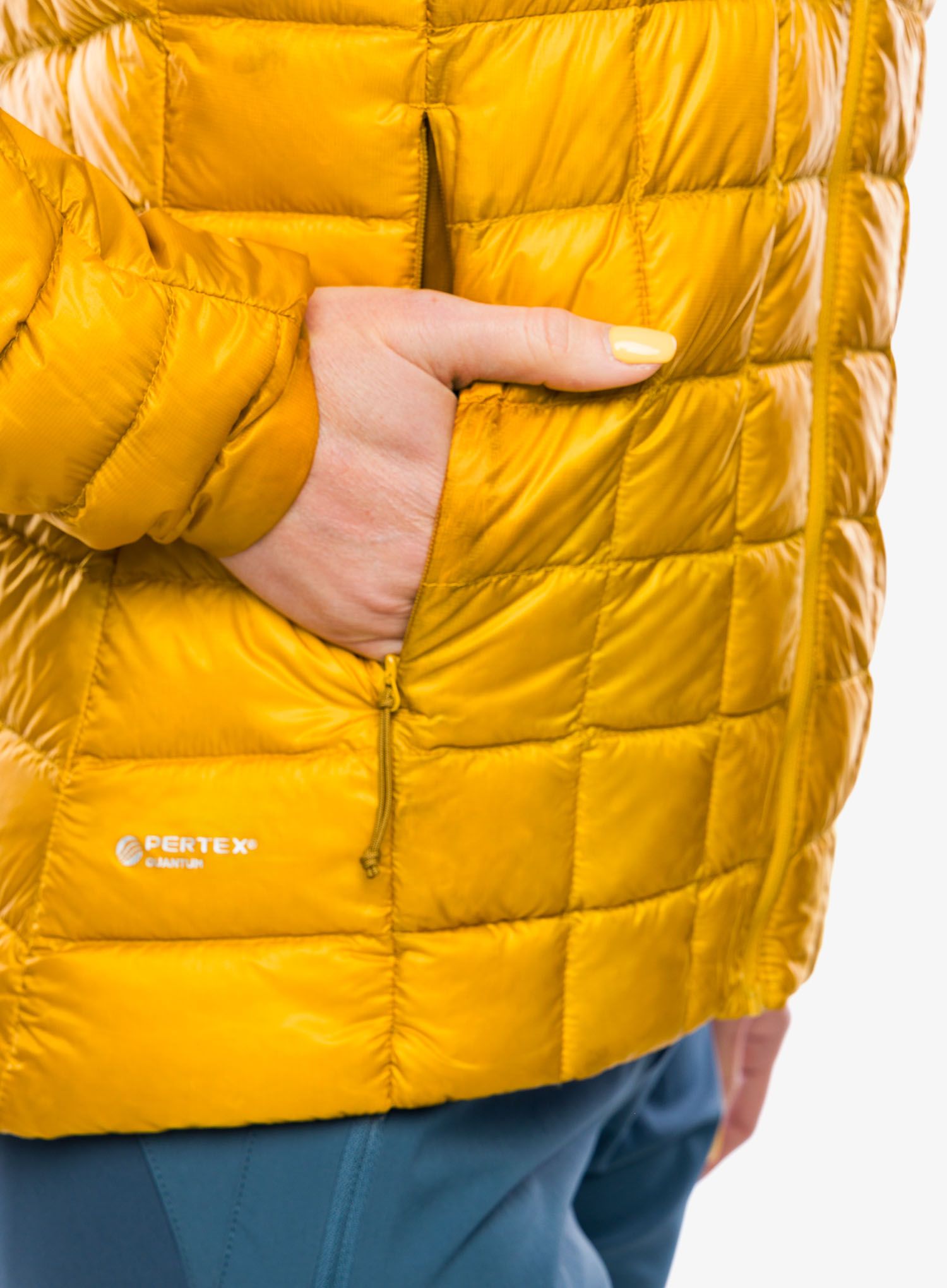 Пуховик жіноча Rab Mythic Alpine Light Jacket - sahara