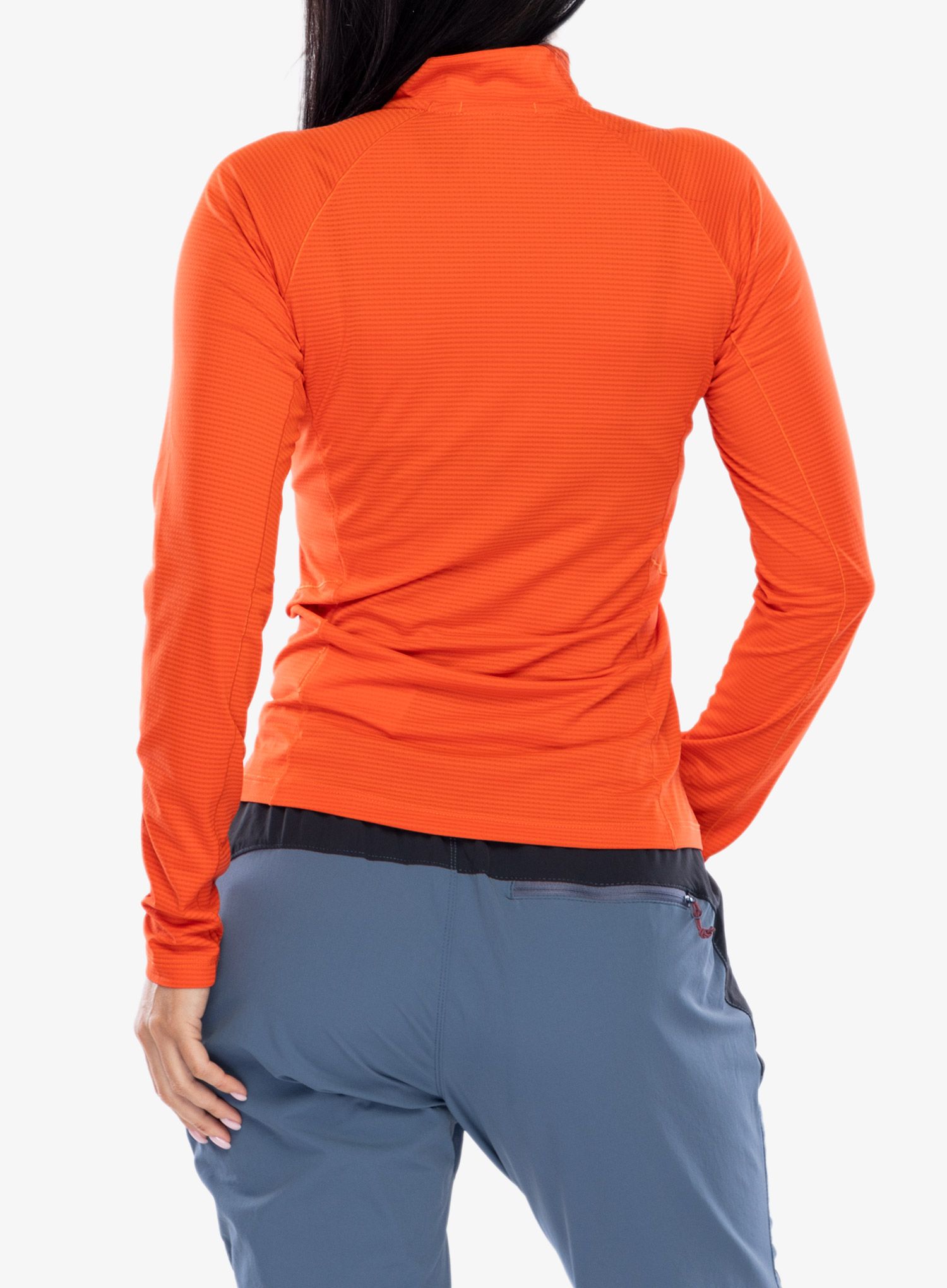 Термокофта жіноча Rab Sonic LS Zip - red grapefruit