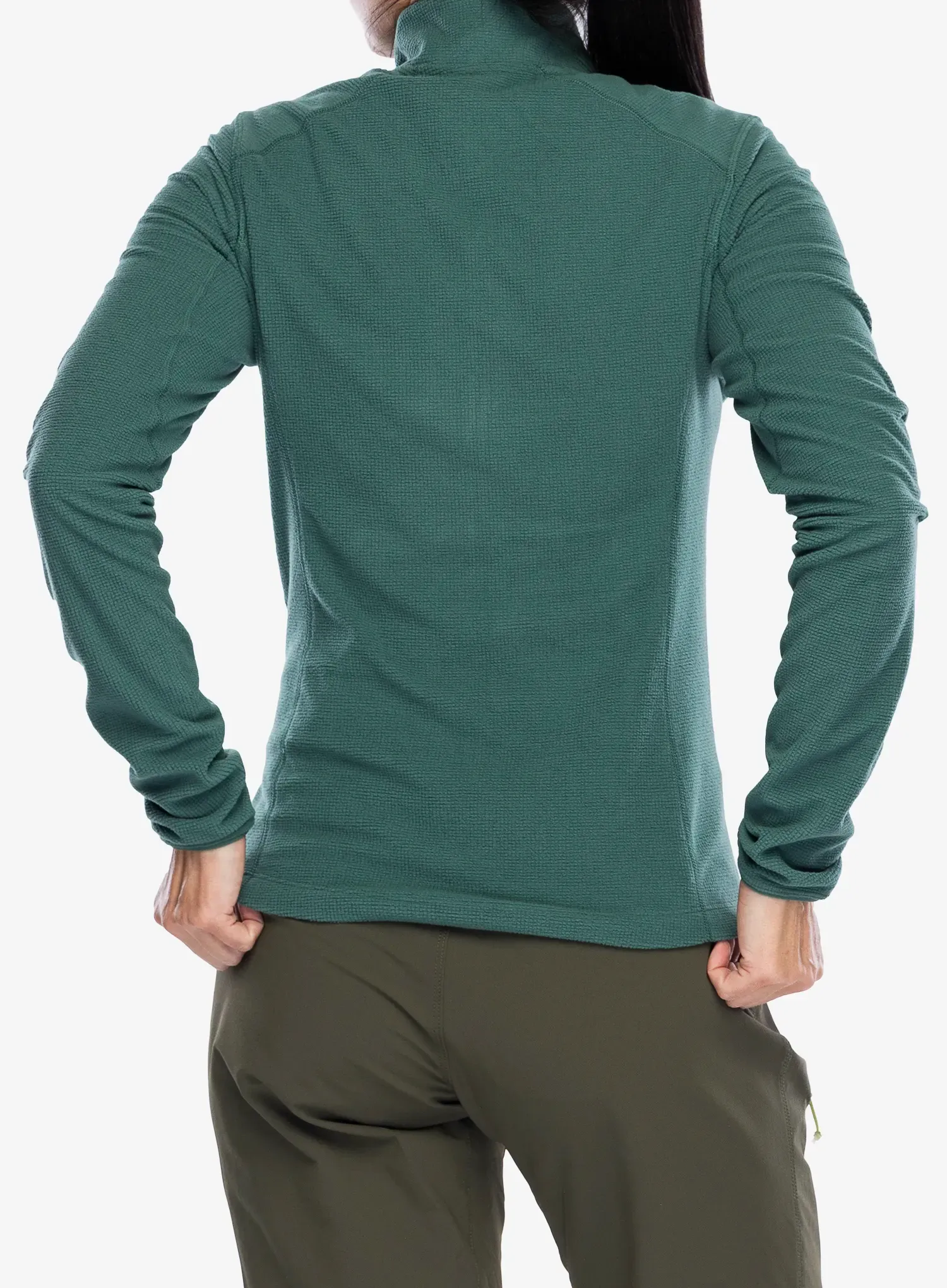 Кофта на замку жіноча Rab Tecton Jacket - green slate