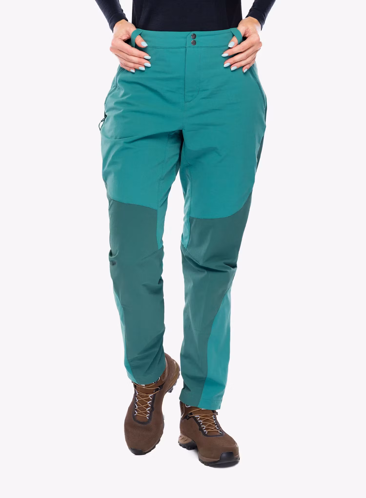Штани трекінгові жіночі Rab Torque Mountain Pants - eucalyptus/green slate