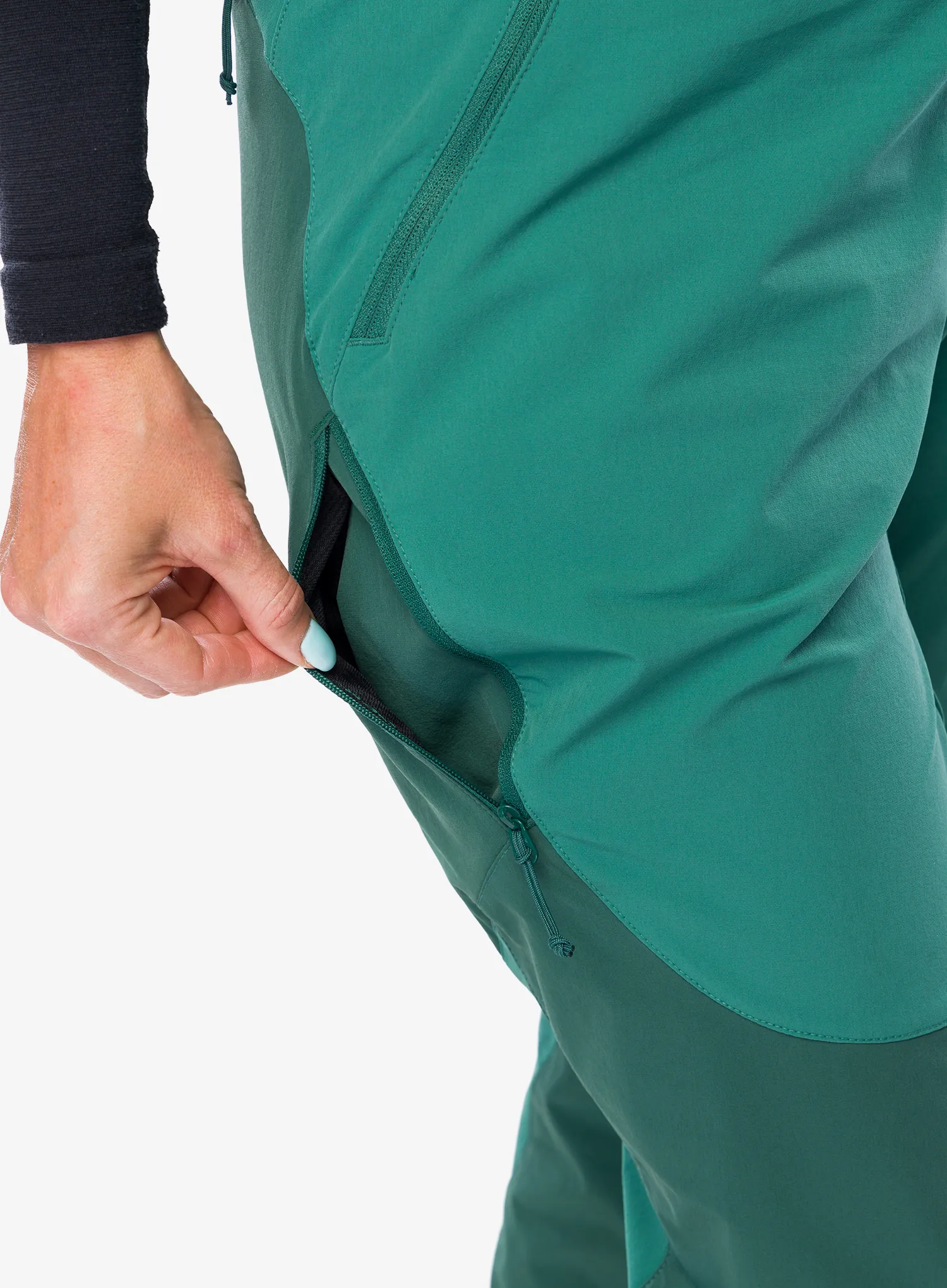 Штани трекінгові жіночі Rab Torque Mountain Pants - eucalyptus/green slate