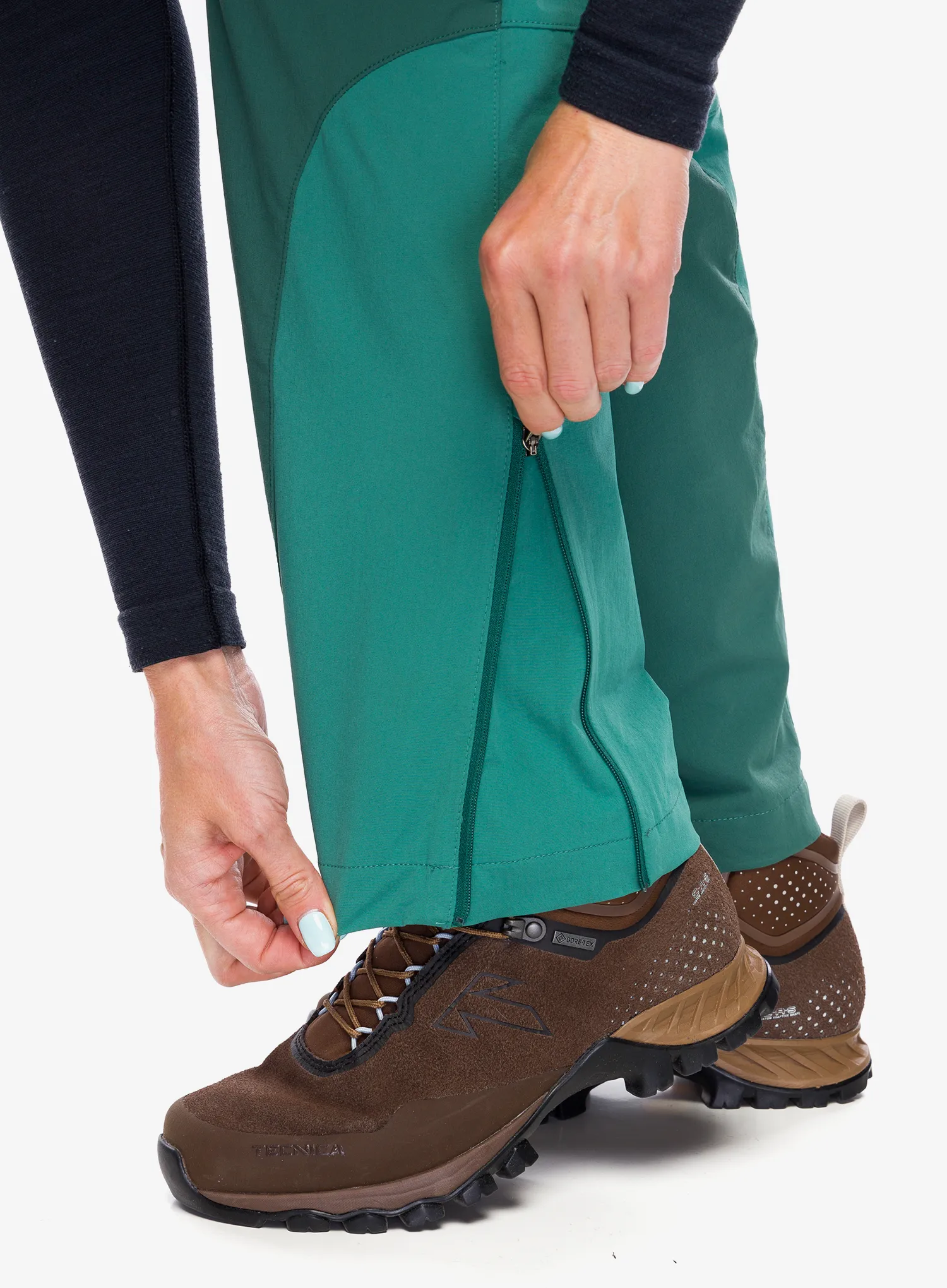 Штани трекінгові жіночі Rab Torque Mountain Pants - eucalyptus/green slate