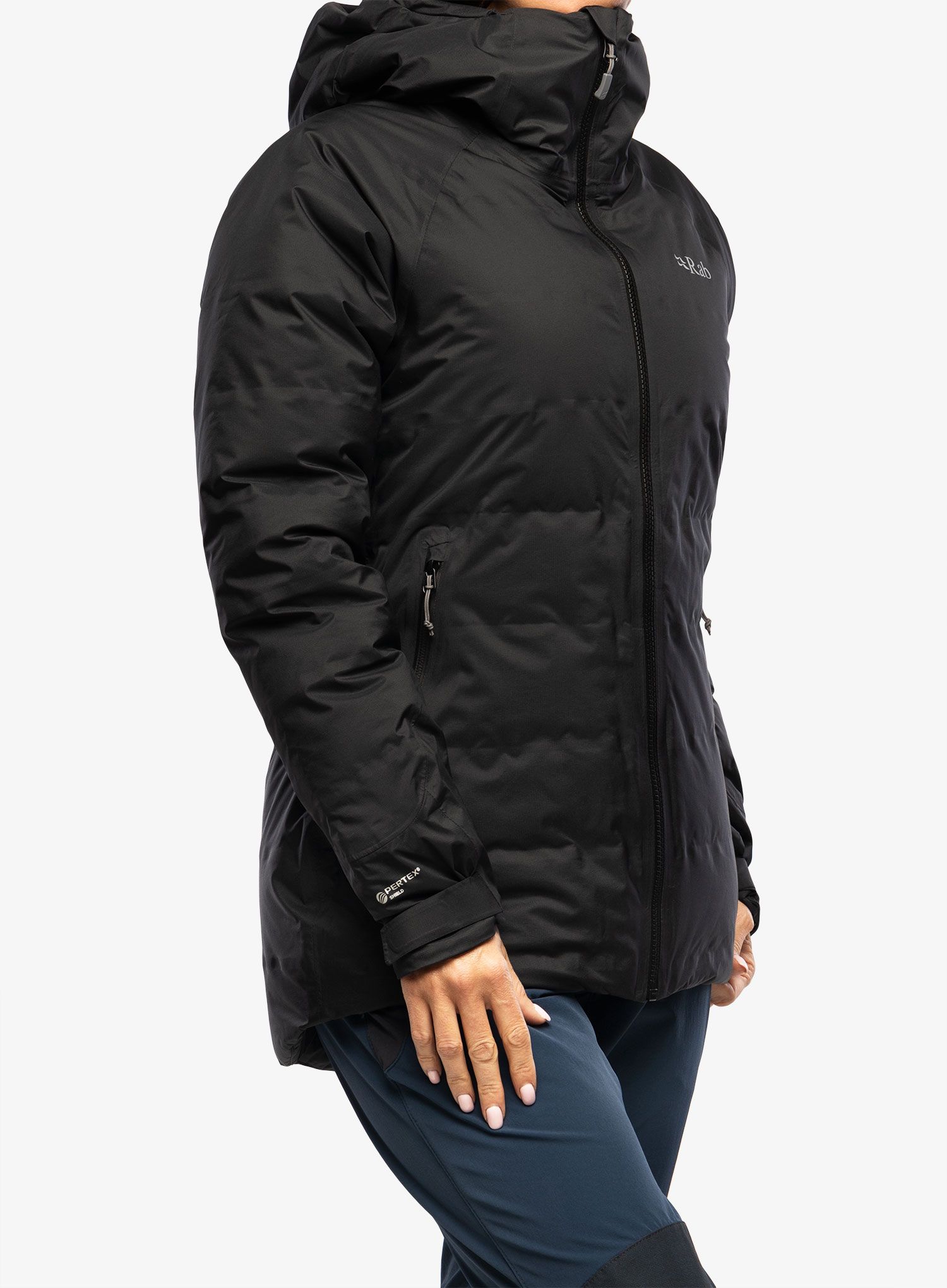 Пуховик жіноча Rab Valiance Jacket - black