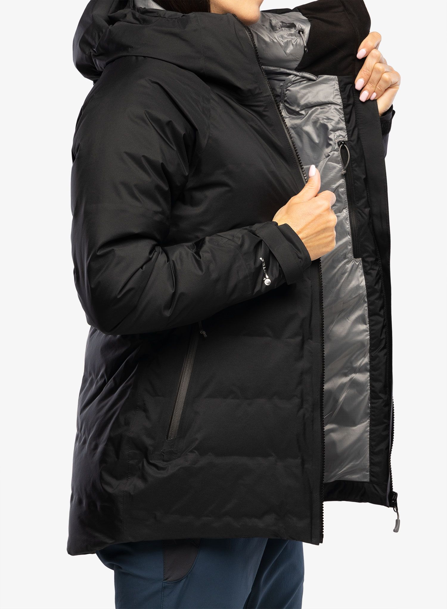 Пуховик жіноча Rab Valiance Jacket - black