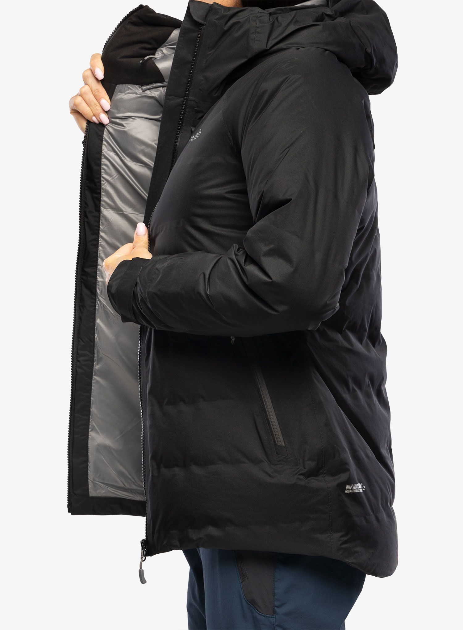 Пуховик жіноча Rab Valiance Jacket - black