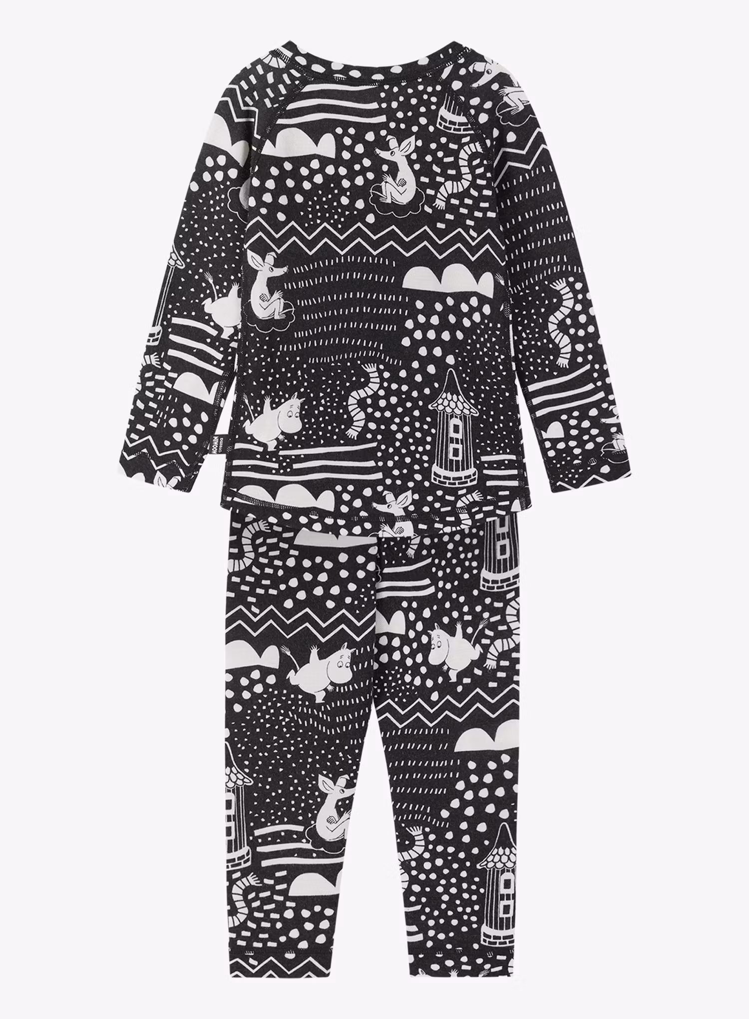 Білизна термоактивна для дітей Reima Moomin Trivsam - black