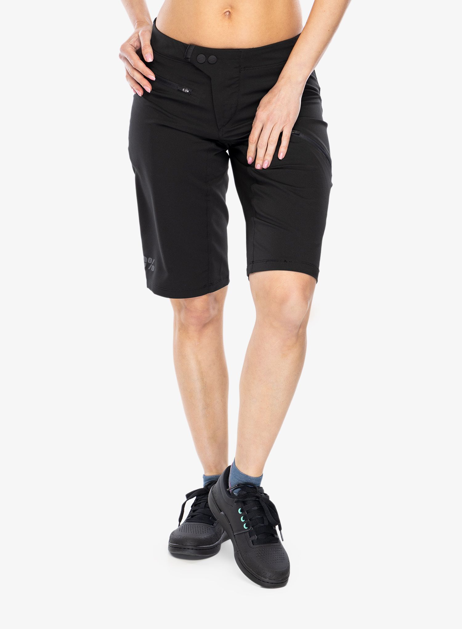 Велошорти жіночі 100% Ridecamp Short - black