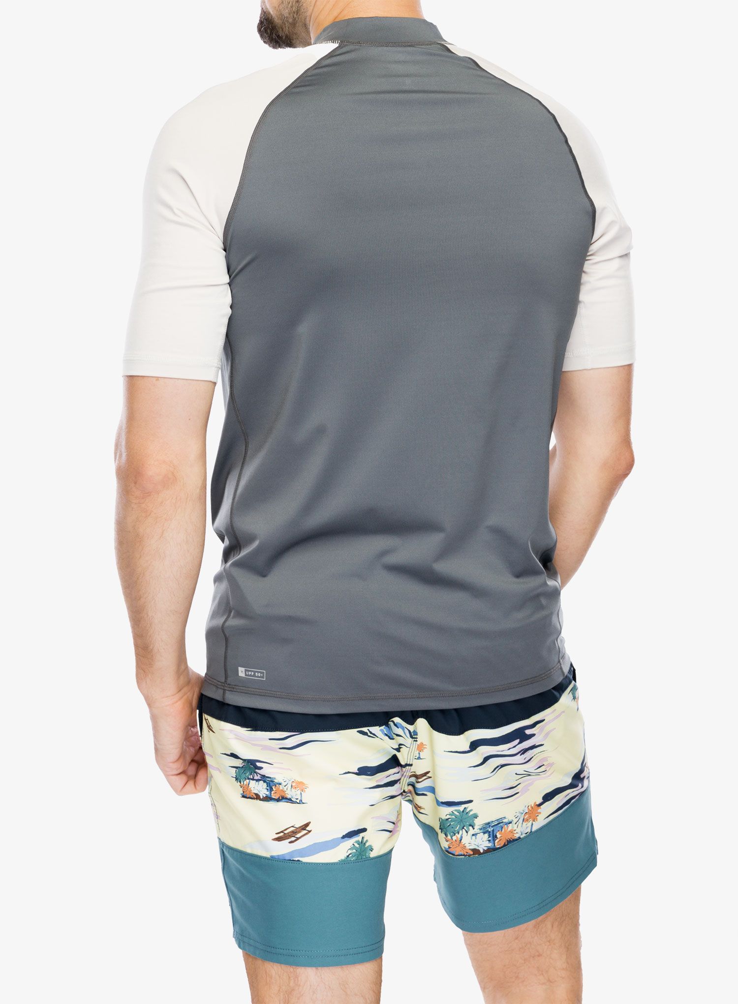 Швидковисихаюча футболка Rip Curl Shock Upf S/S - dark grey