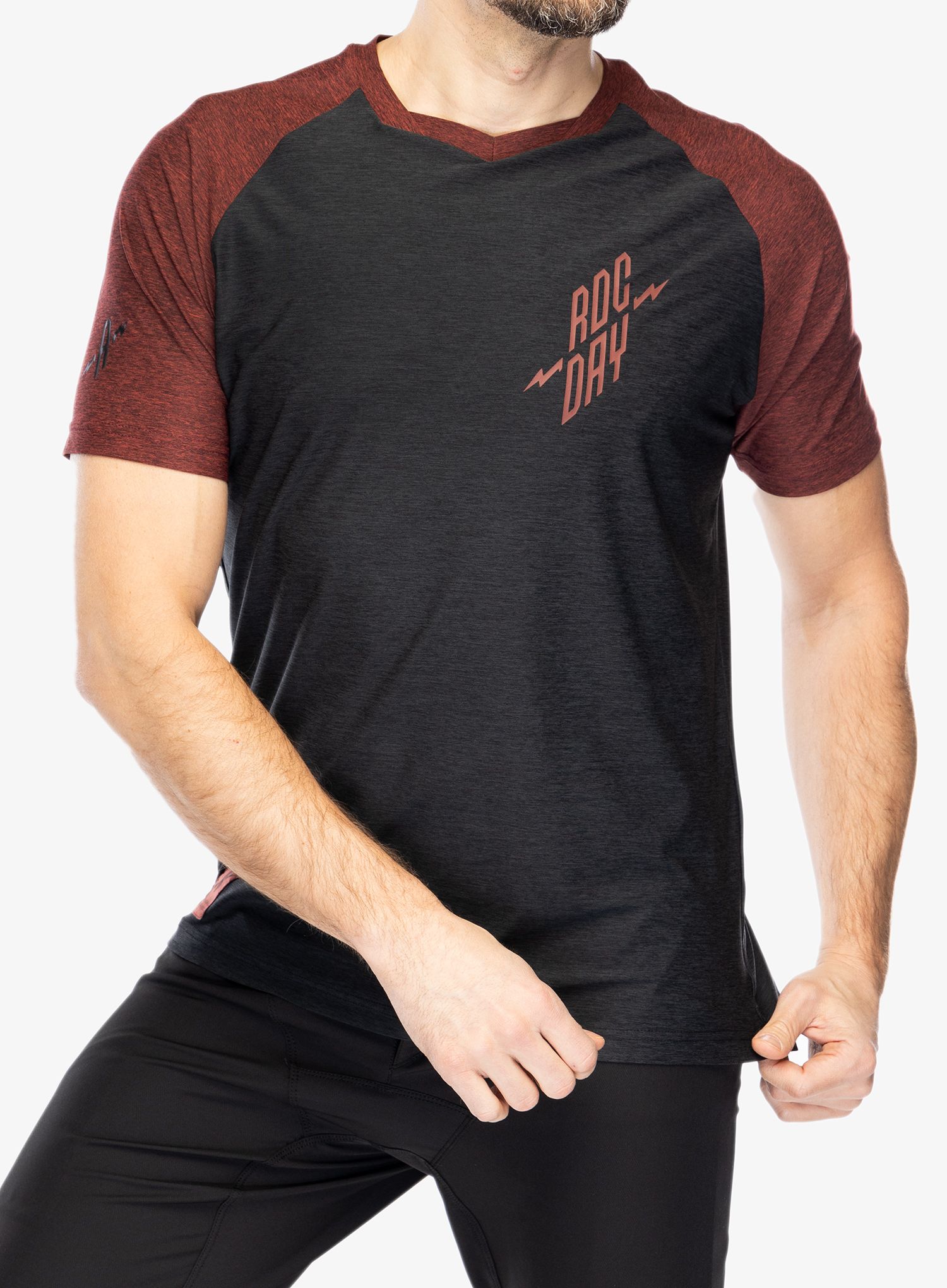 Велофутболка Rocday Stage Short - black/red