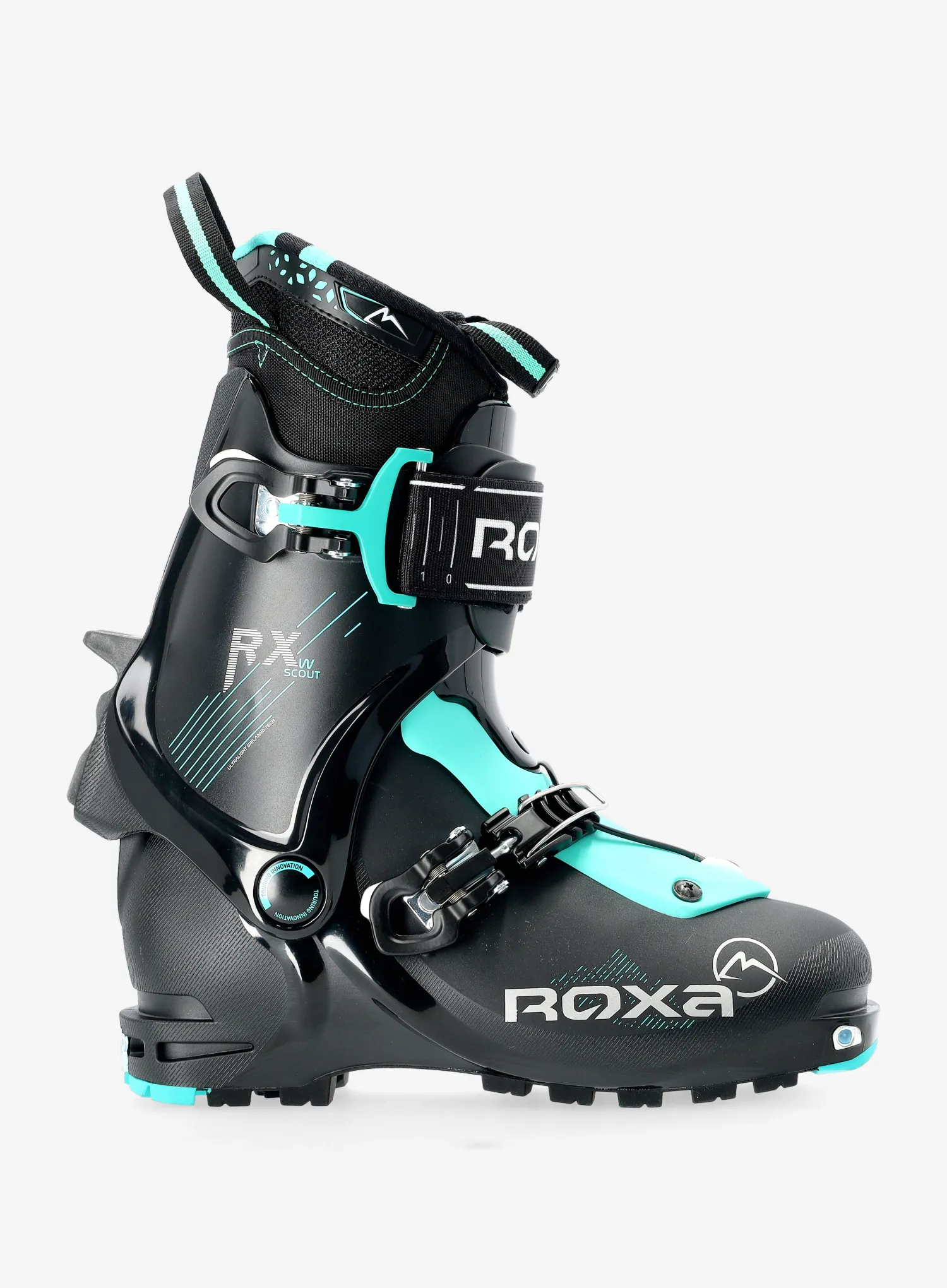 Черевики скітурингові Roxa RX Scout - black/black/aqua/black