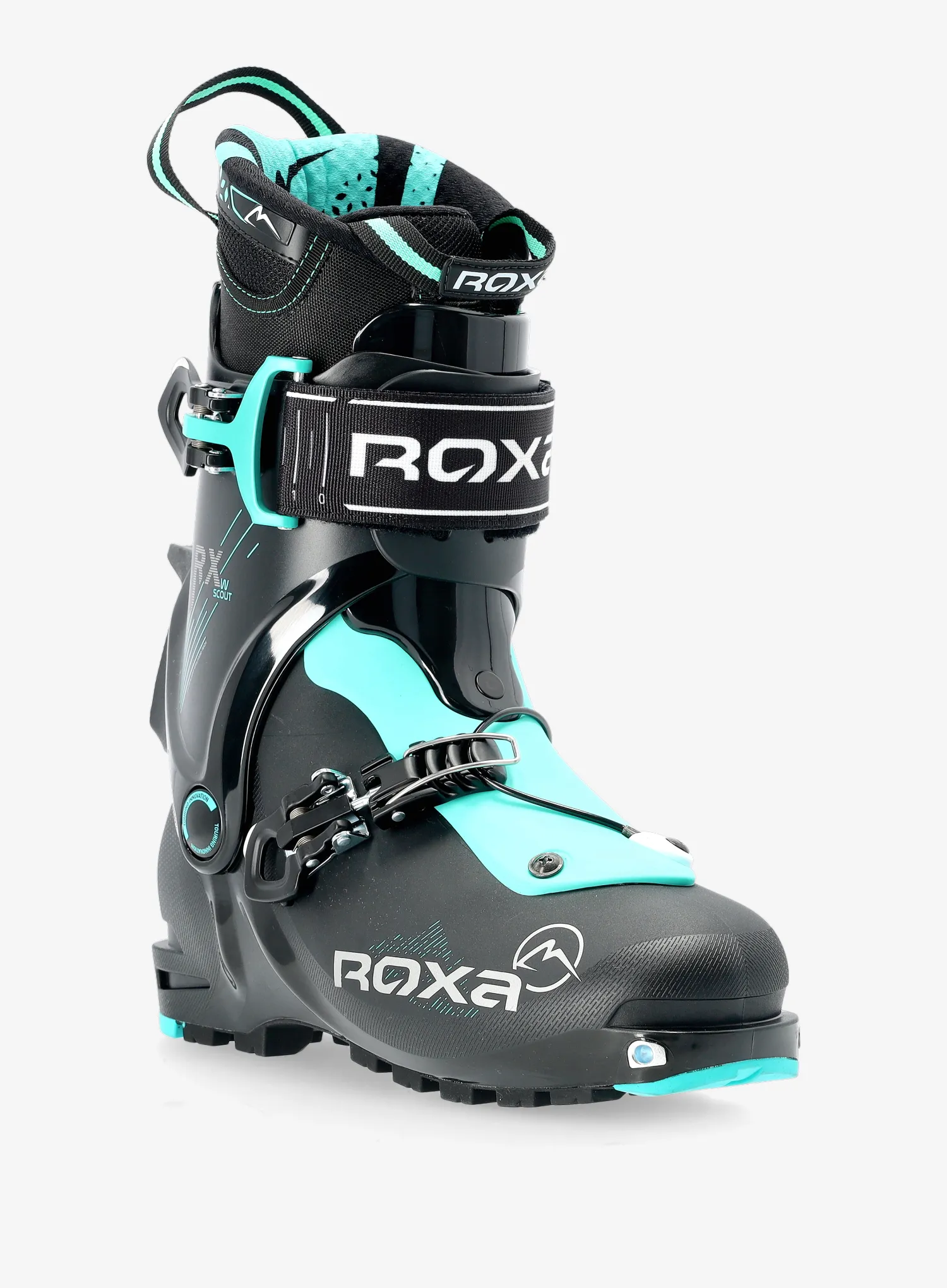 Черевики скітурингові Roxa RX Scout - black/black/aqua/black