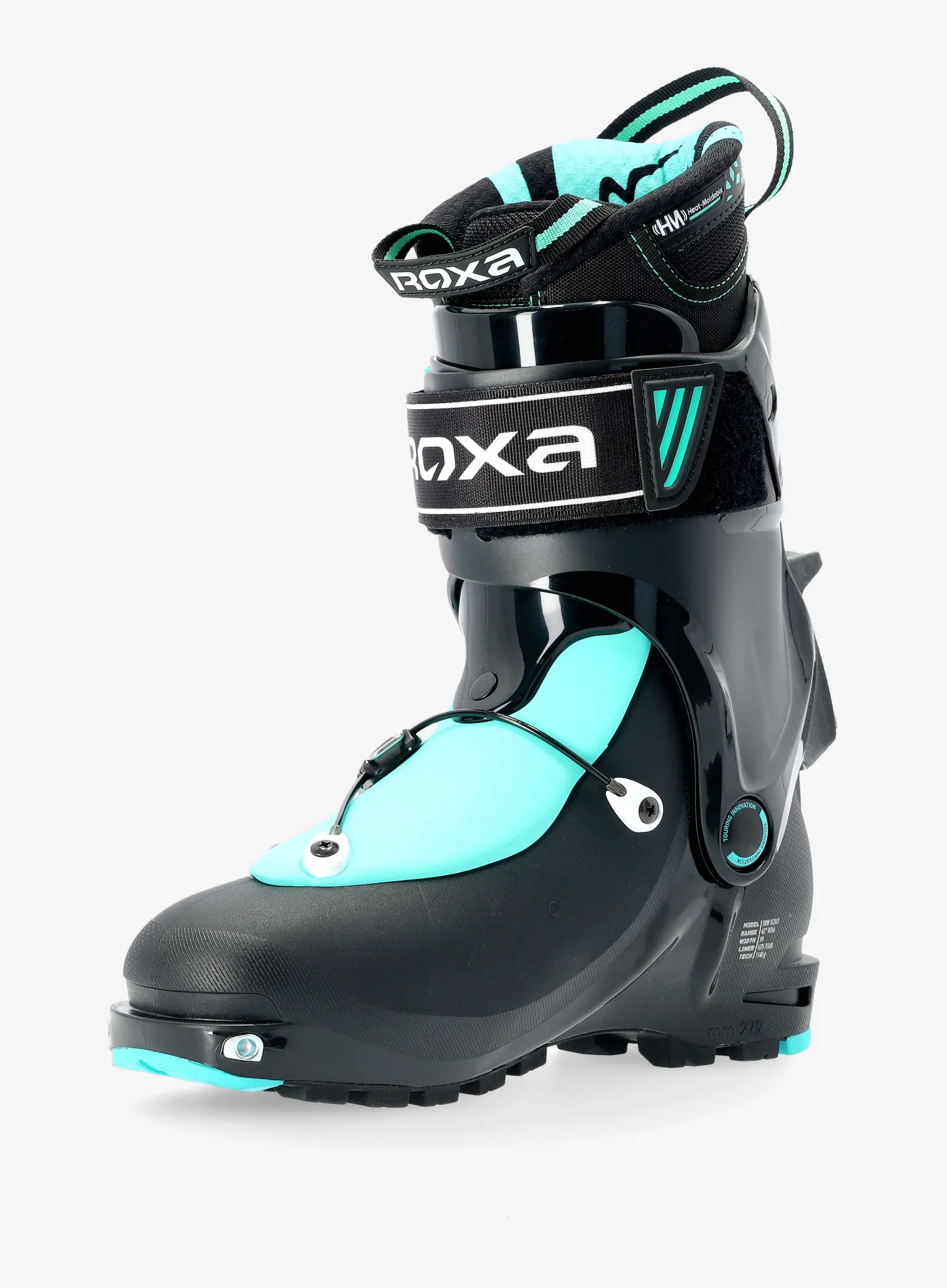 Черевики скітурингові Roxa RX Scout - black/black/aqua/black