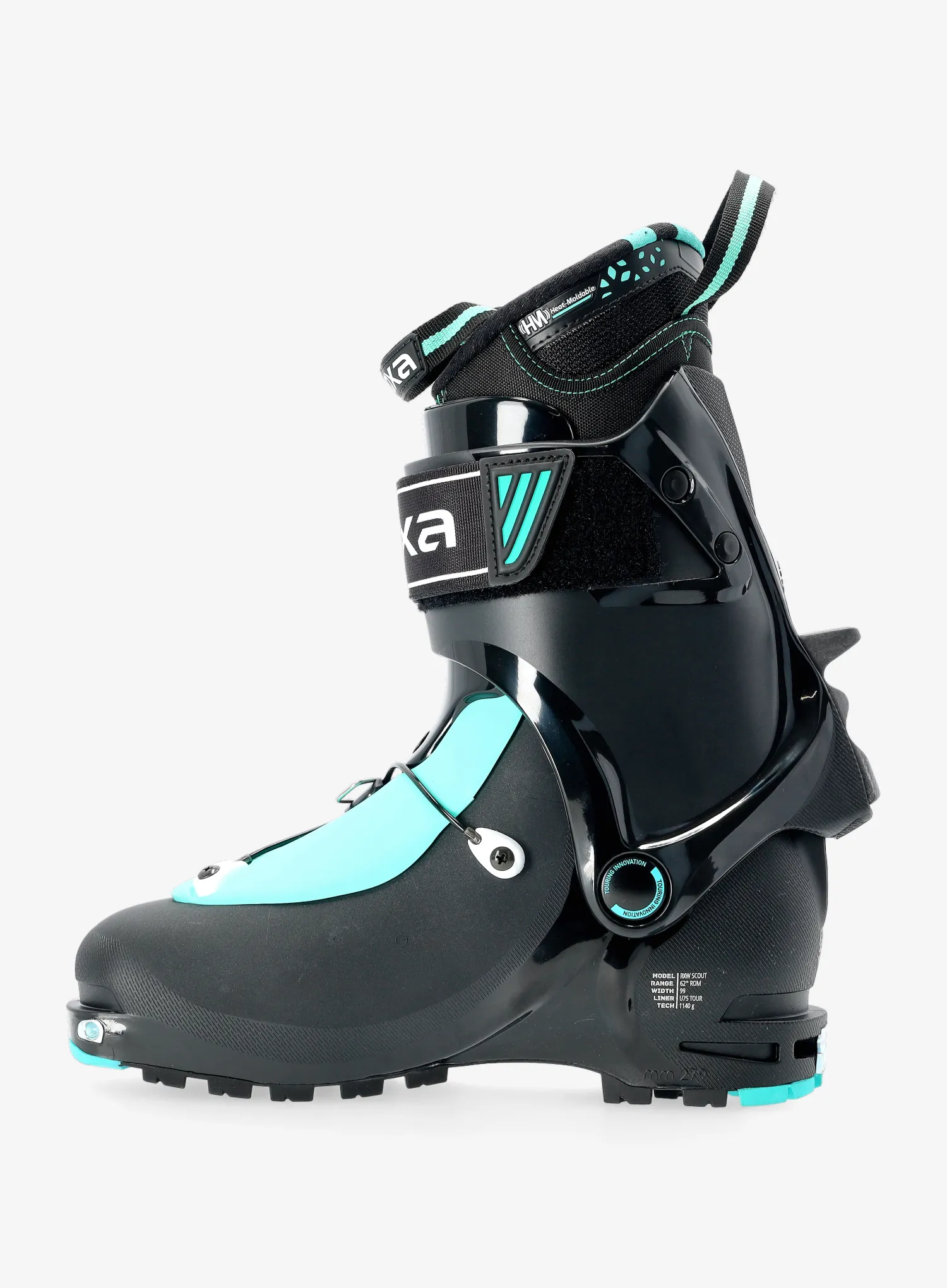 Черевики скітурингові Roxa RX Scout - black/black/aqua/black