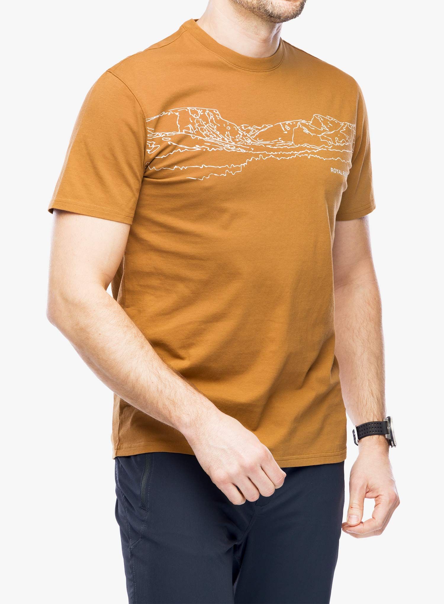 Футболка бавовняна Royal Robbins RR Graphic S/S - caramel cafe