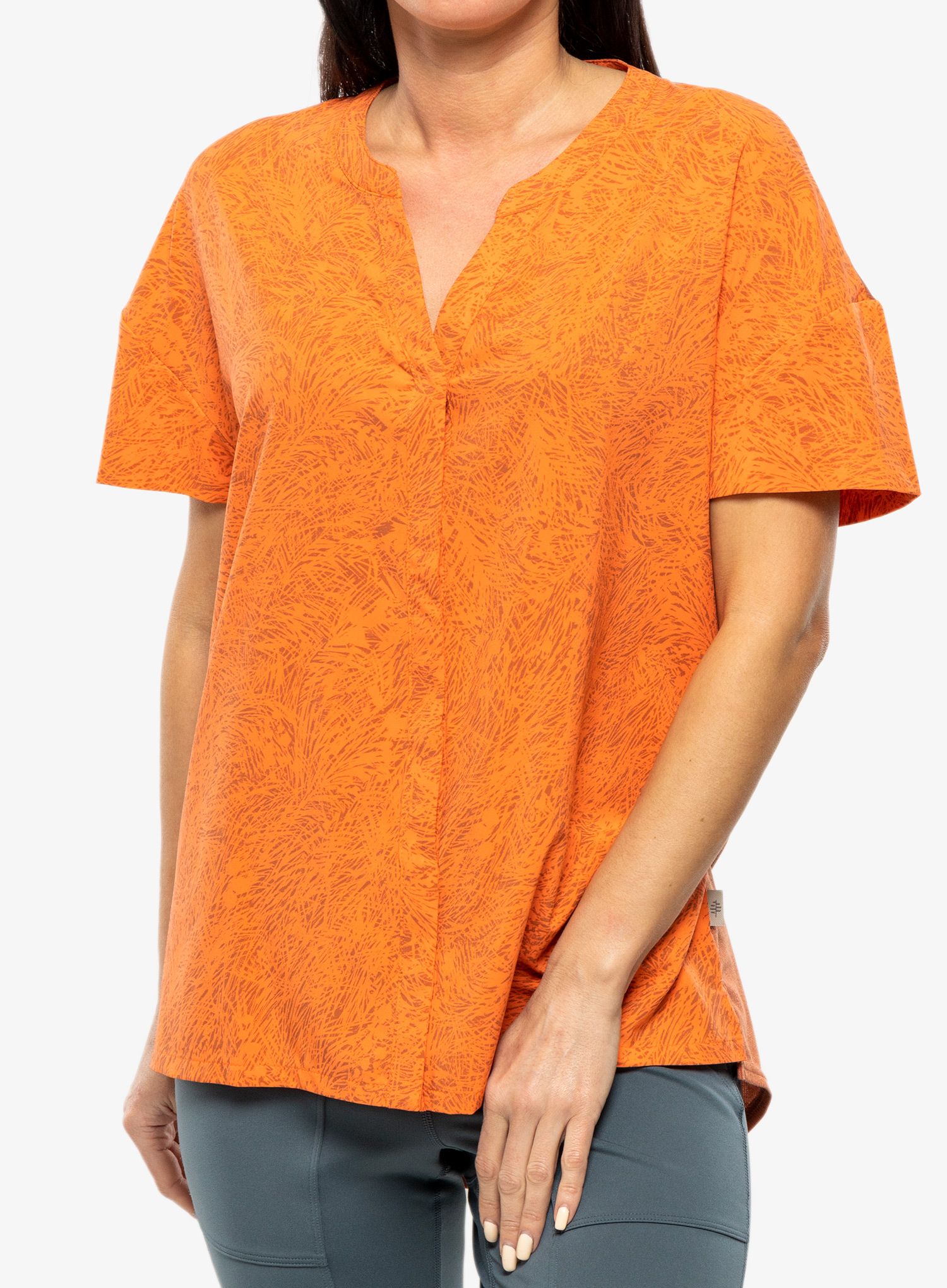 Сорочка жіноча Royal Robbins Spotless Evolution S/S - poppy elkhorn pt