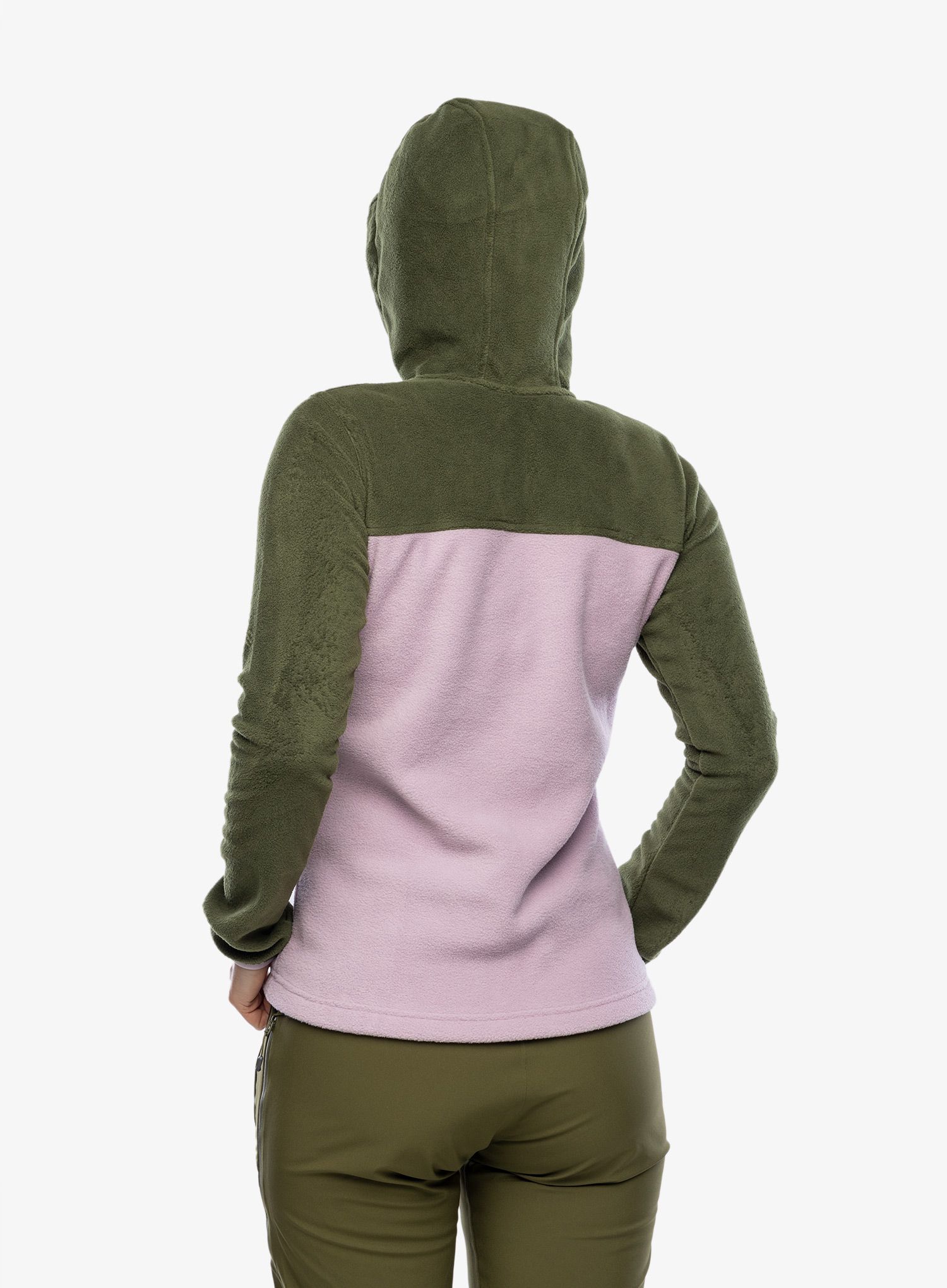 Кофта флісова жіноча SCOTT Defined Original Fleece Pullover - fir green/cloud pink