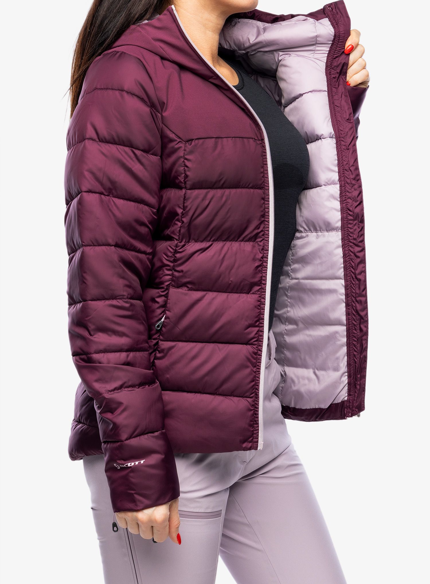 Куртка утеплена жіноча SCOTT Insuloft Warm Jacket - wild red