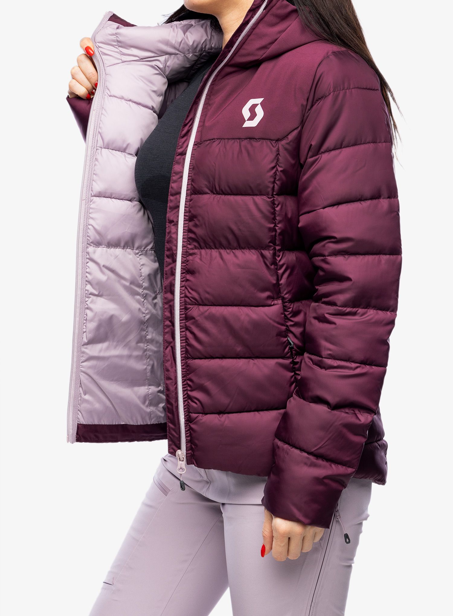 Куртка утеплена жіноча SCOTT Insuloft Warm Jacket - wild red