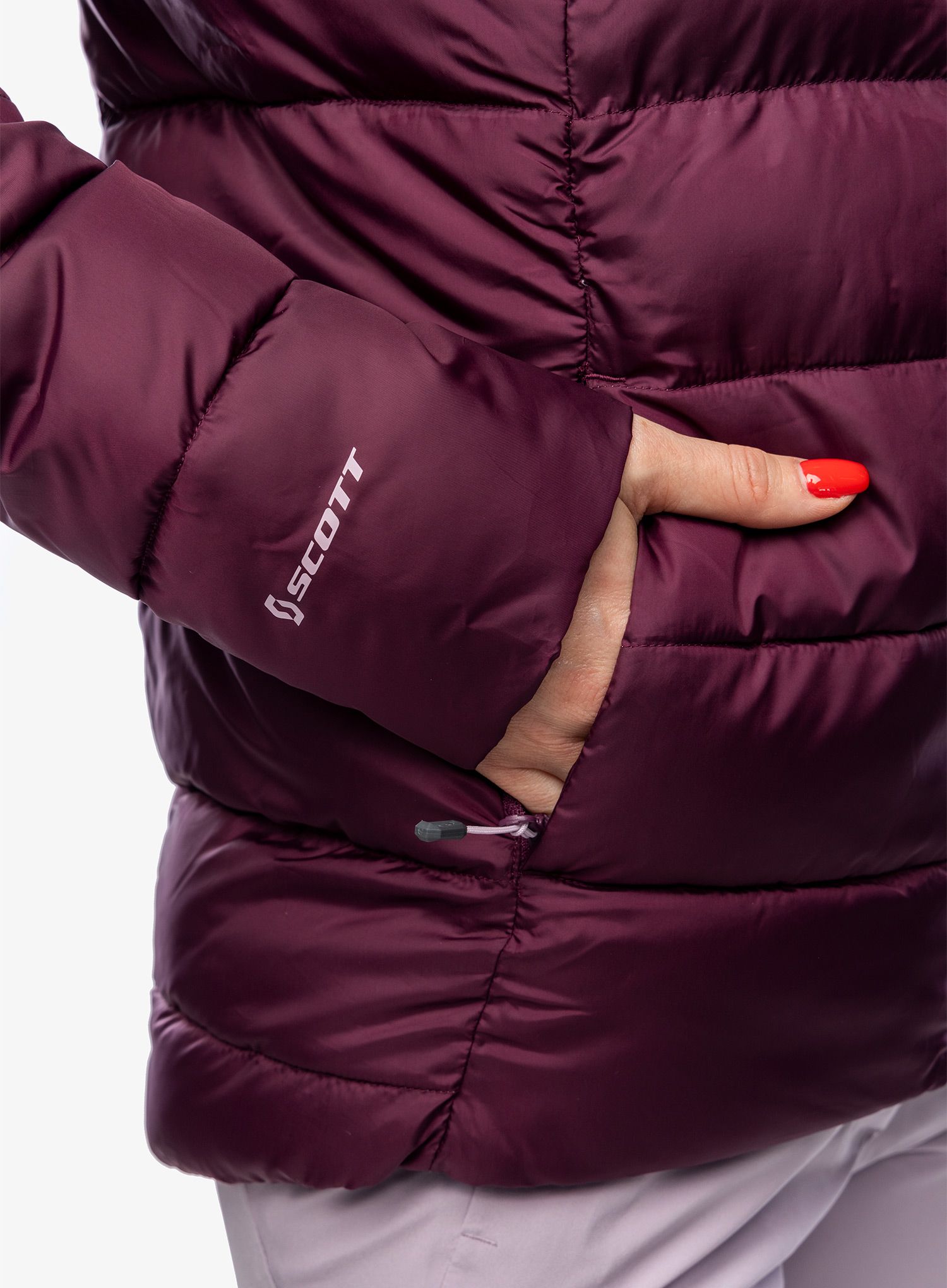 Куртка утеплена жіноча SCOTT Insuloft Warm Jacket - wild red