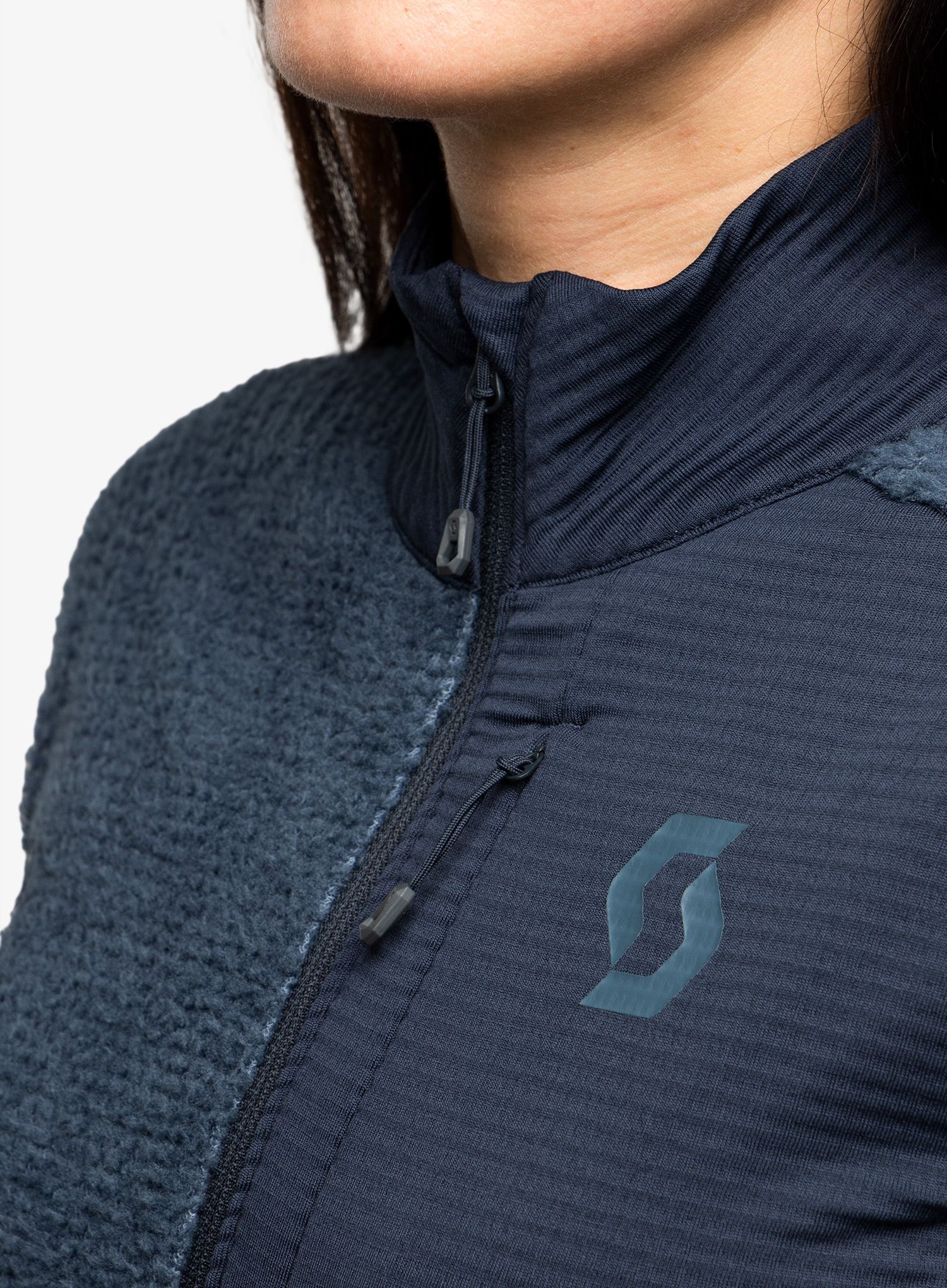 Кофта трекінгова жіноча SCOTT Explorair Alpha Raw - metal blue/blue
