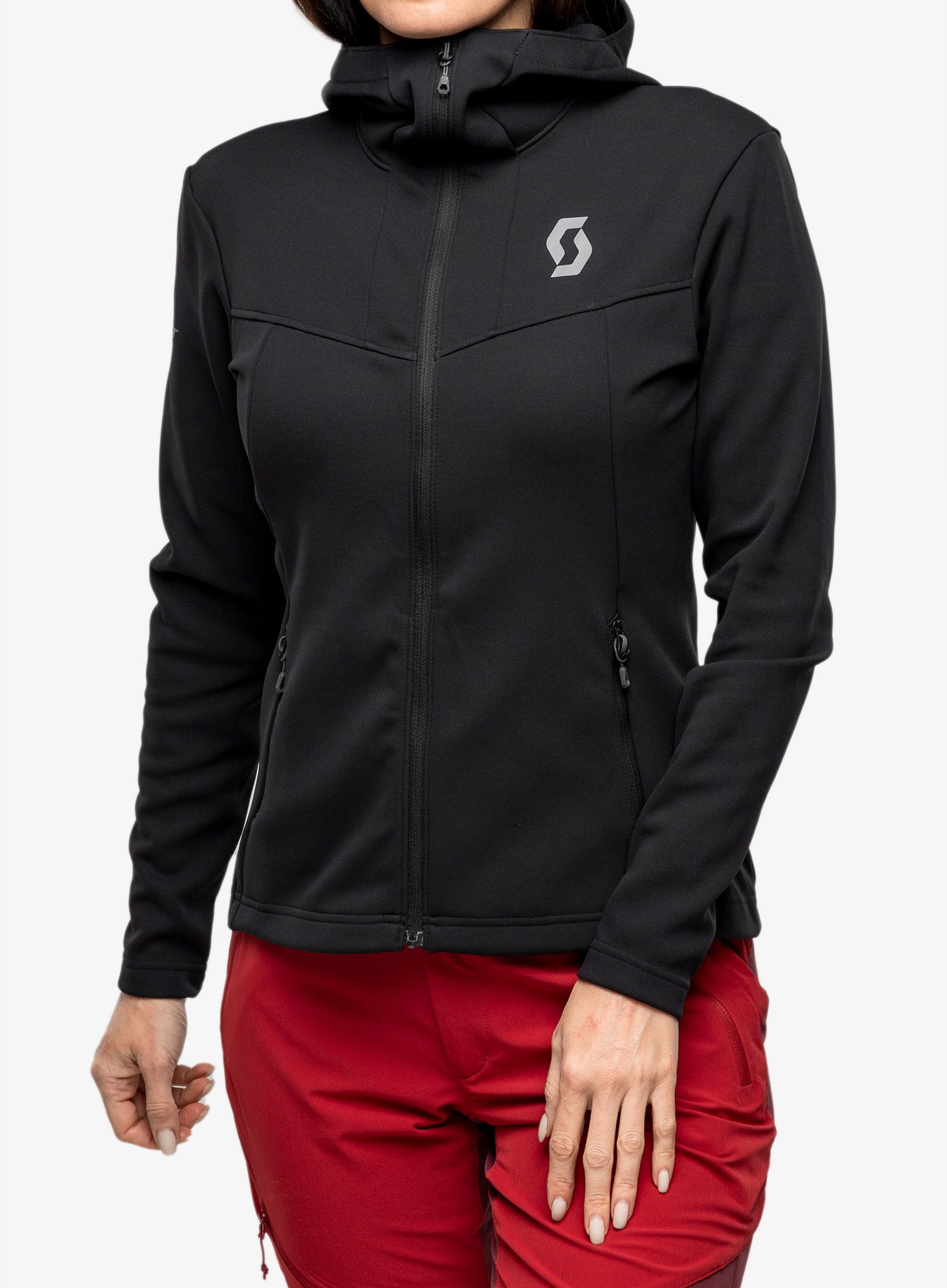 Кофта трекінгова жіноча SCOTT Hoody Defined Mid - blck