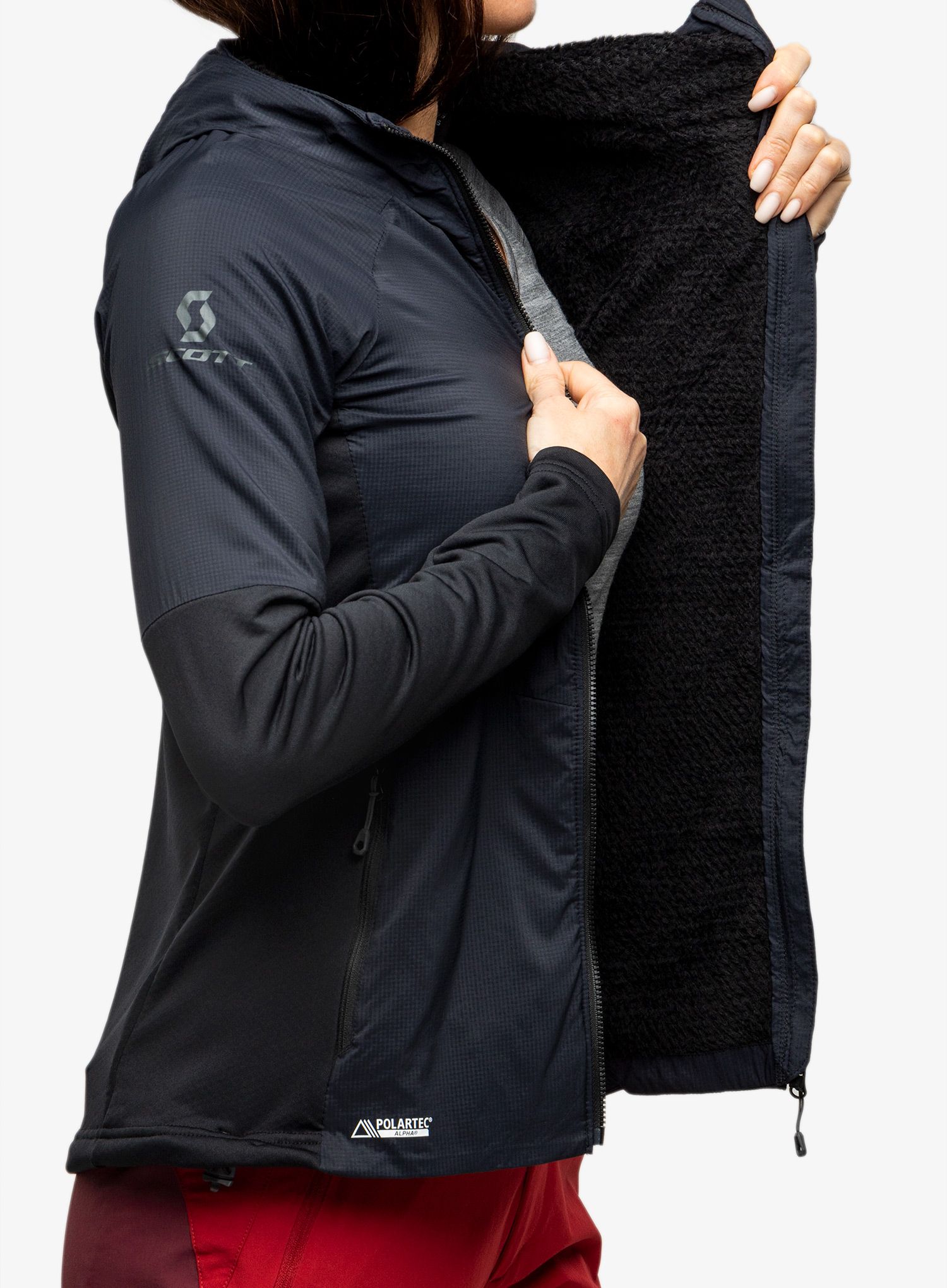 Куртка скітурингова жіноча SCOTT Hoody Explorair Alpha - black