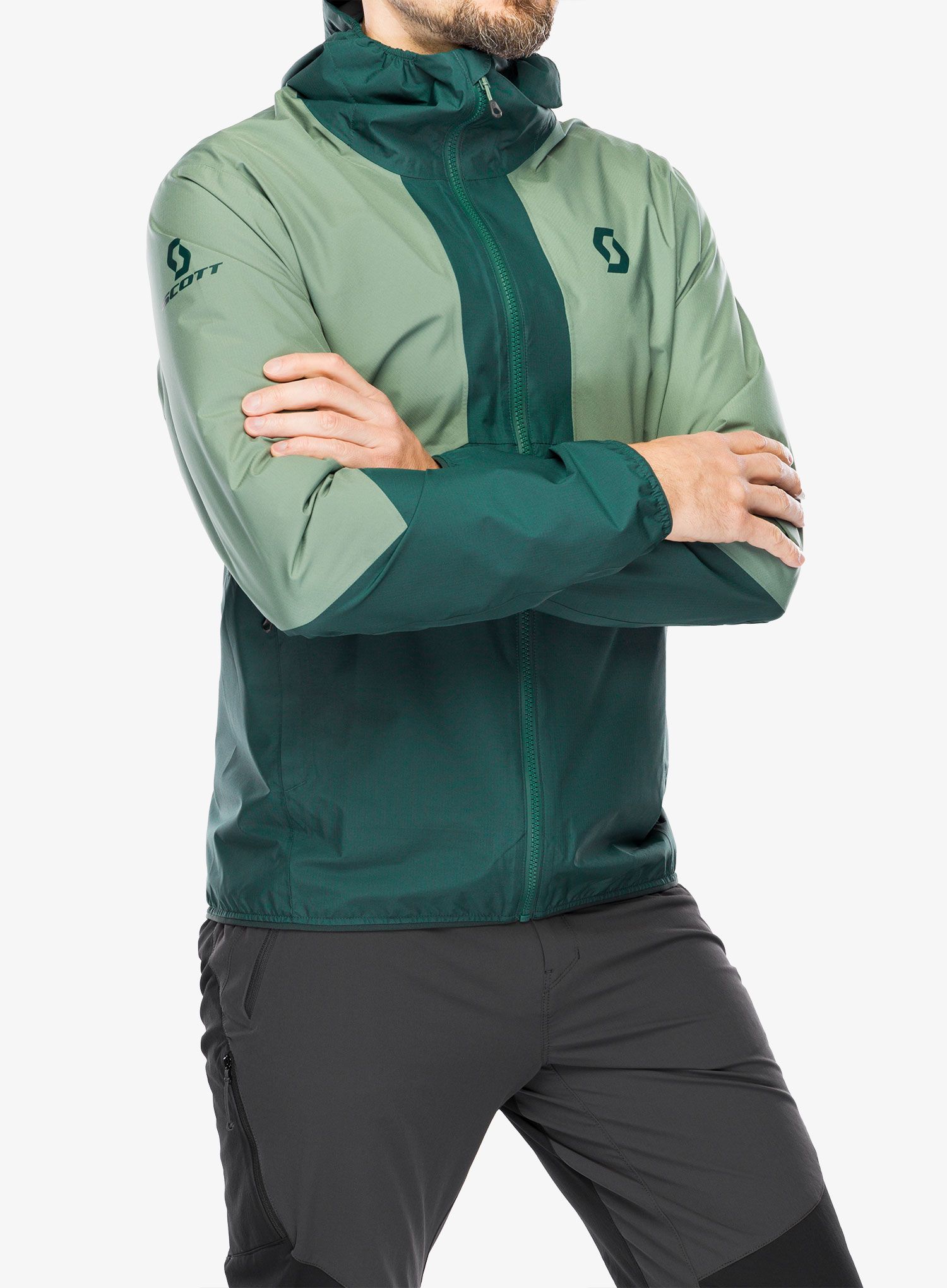 Куртка дощовик SCOTT Jacket Explorair Light 2.5L - green/lush green