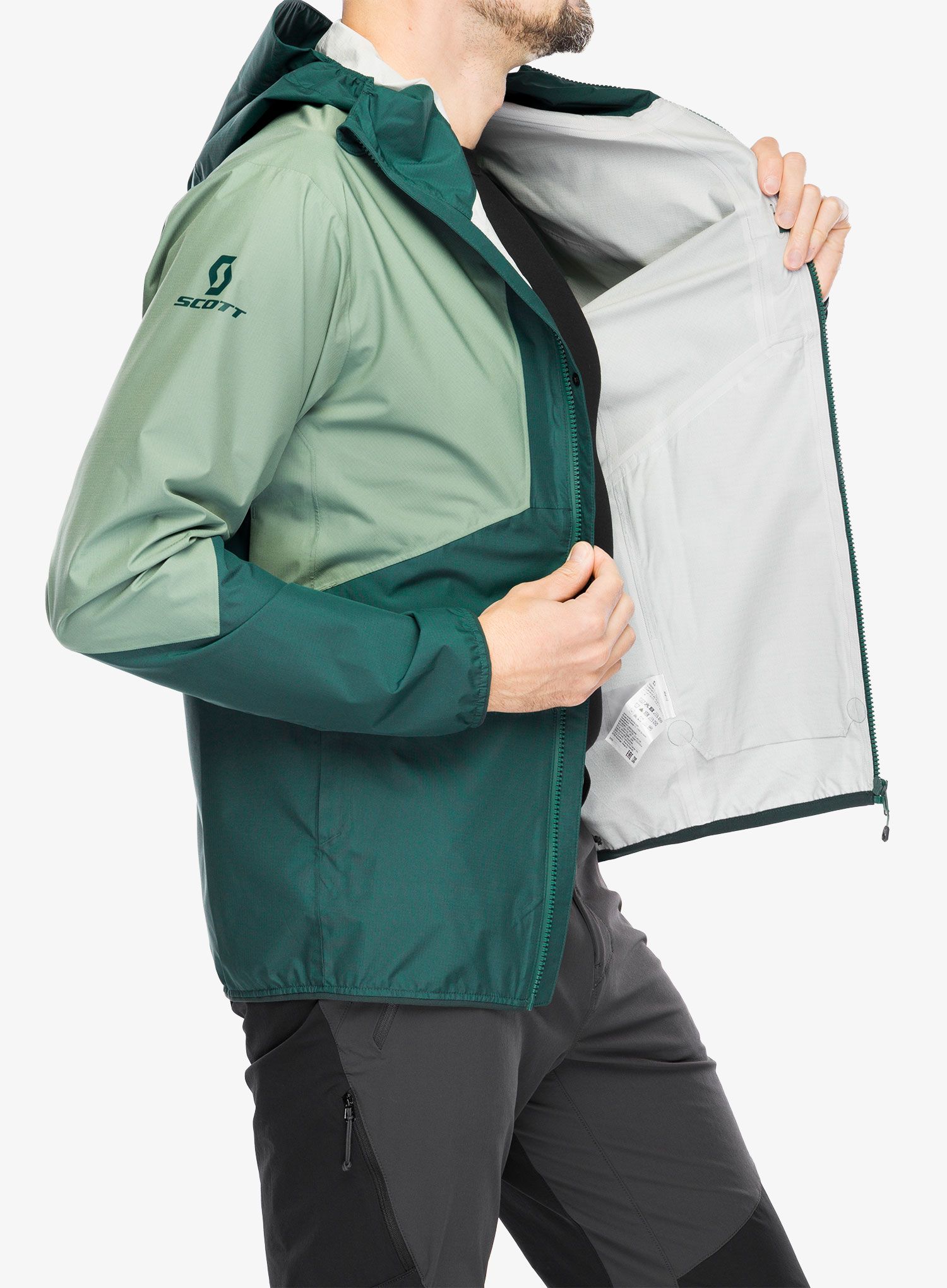 Куртка дощовик SCOTT Jacket Explorair Light 2.5L - green/lush green