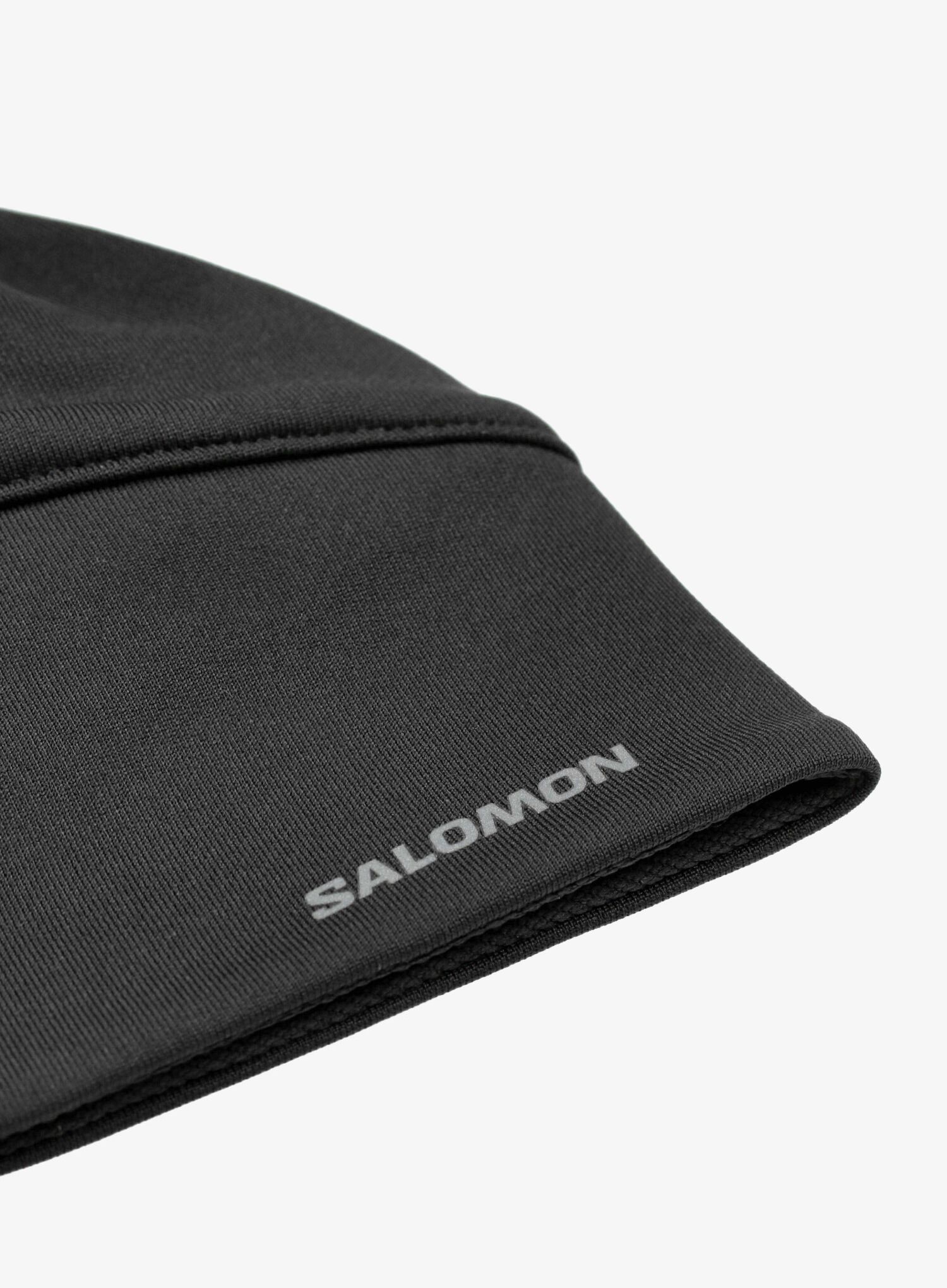 Термошапка Salomon Active Beanie - deep black/reflective silv