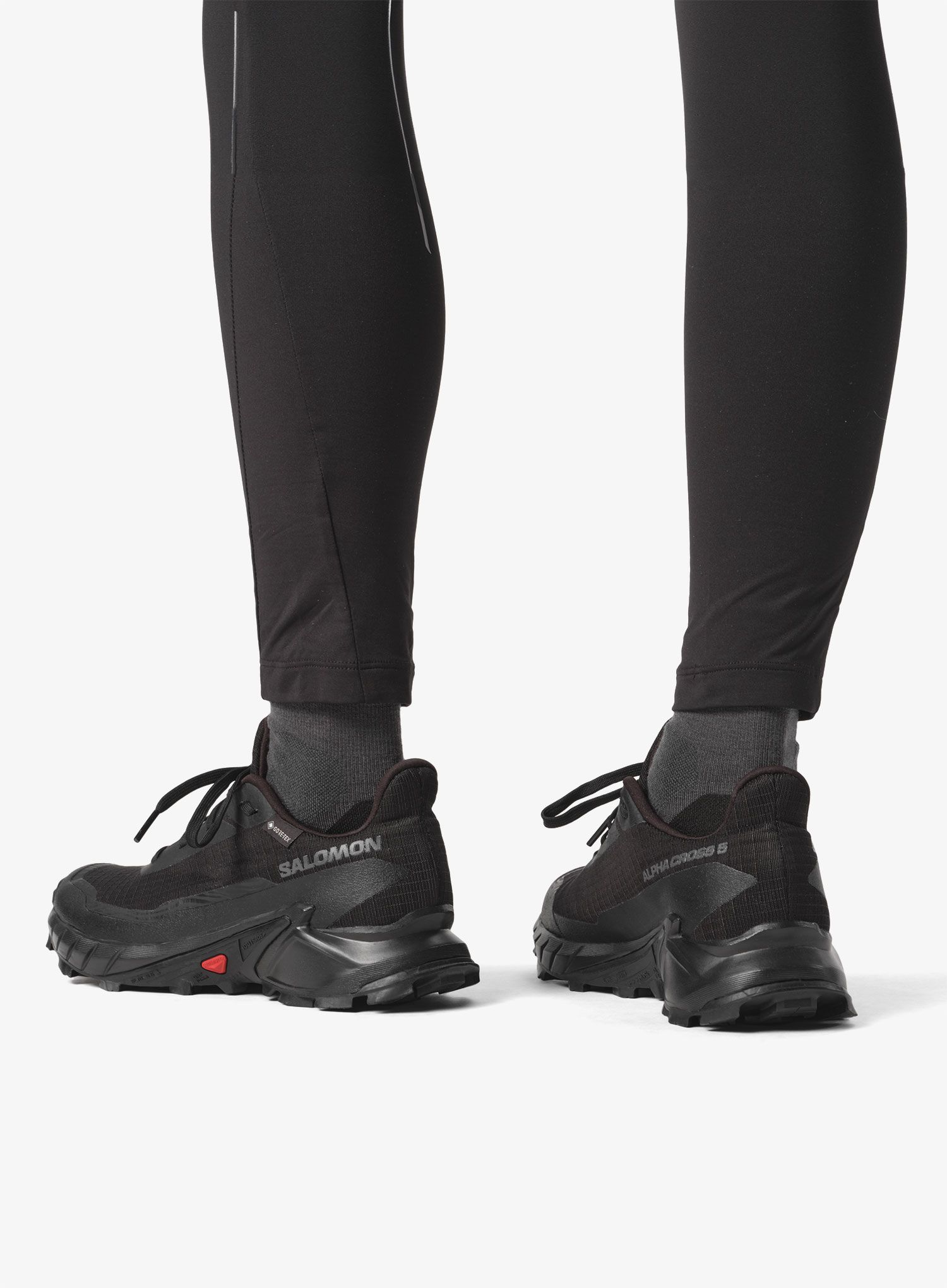 Черевики для трейлу жіночі Salomon Alphacross 5 GTX - black/black/ebon
