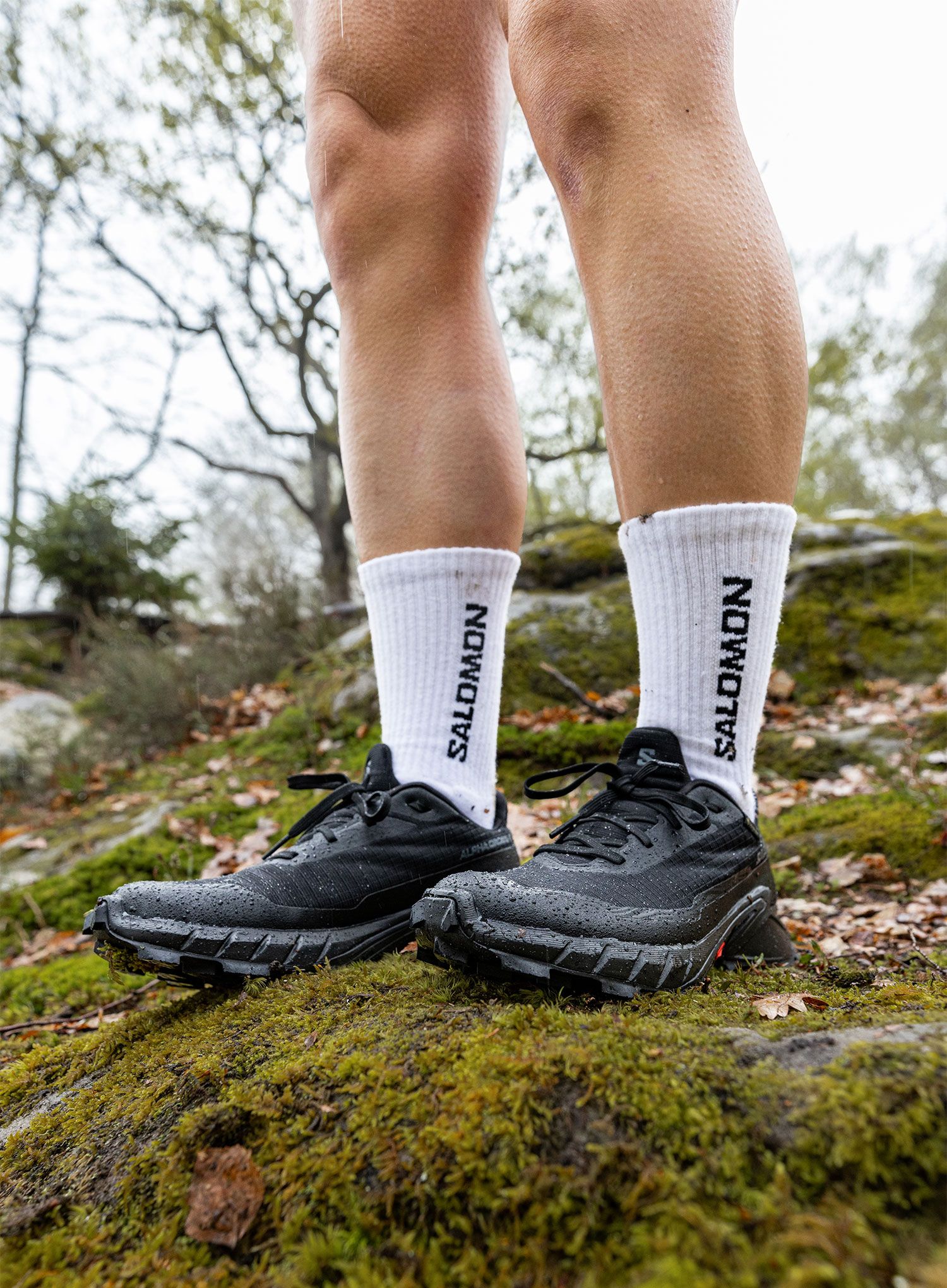Черевики для трейлу жіночі Salomon Alphacross 5 GTX - black/black/ebon