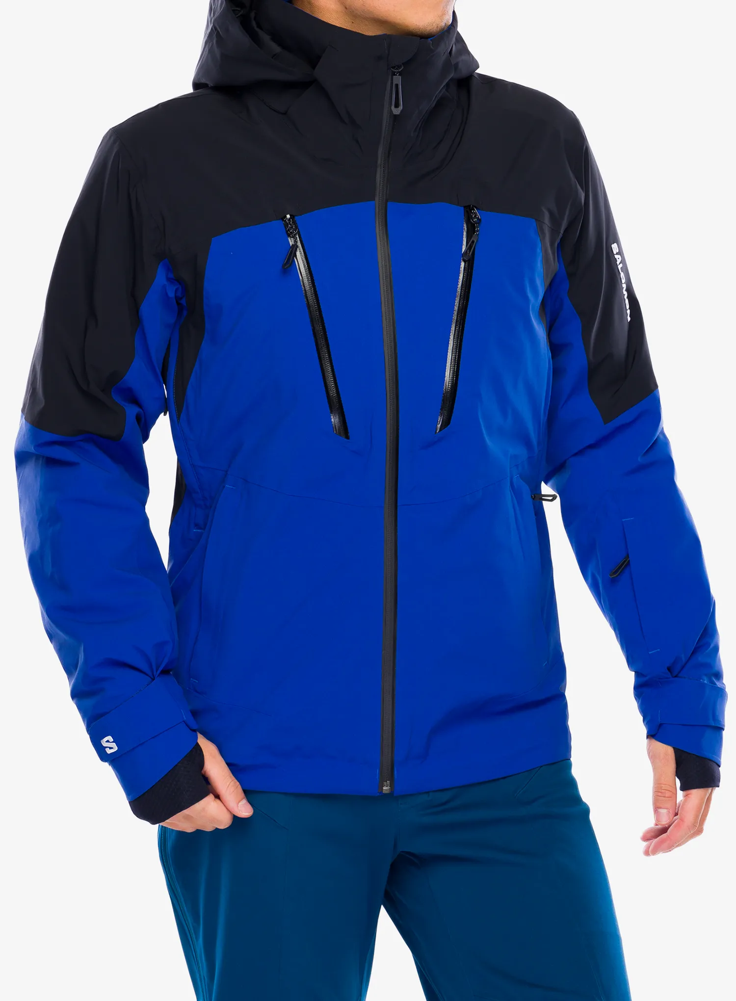 Куртка лижна Salomon Brilliant Jacket - surf the web/deep black