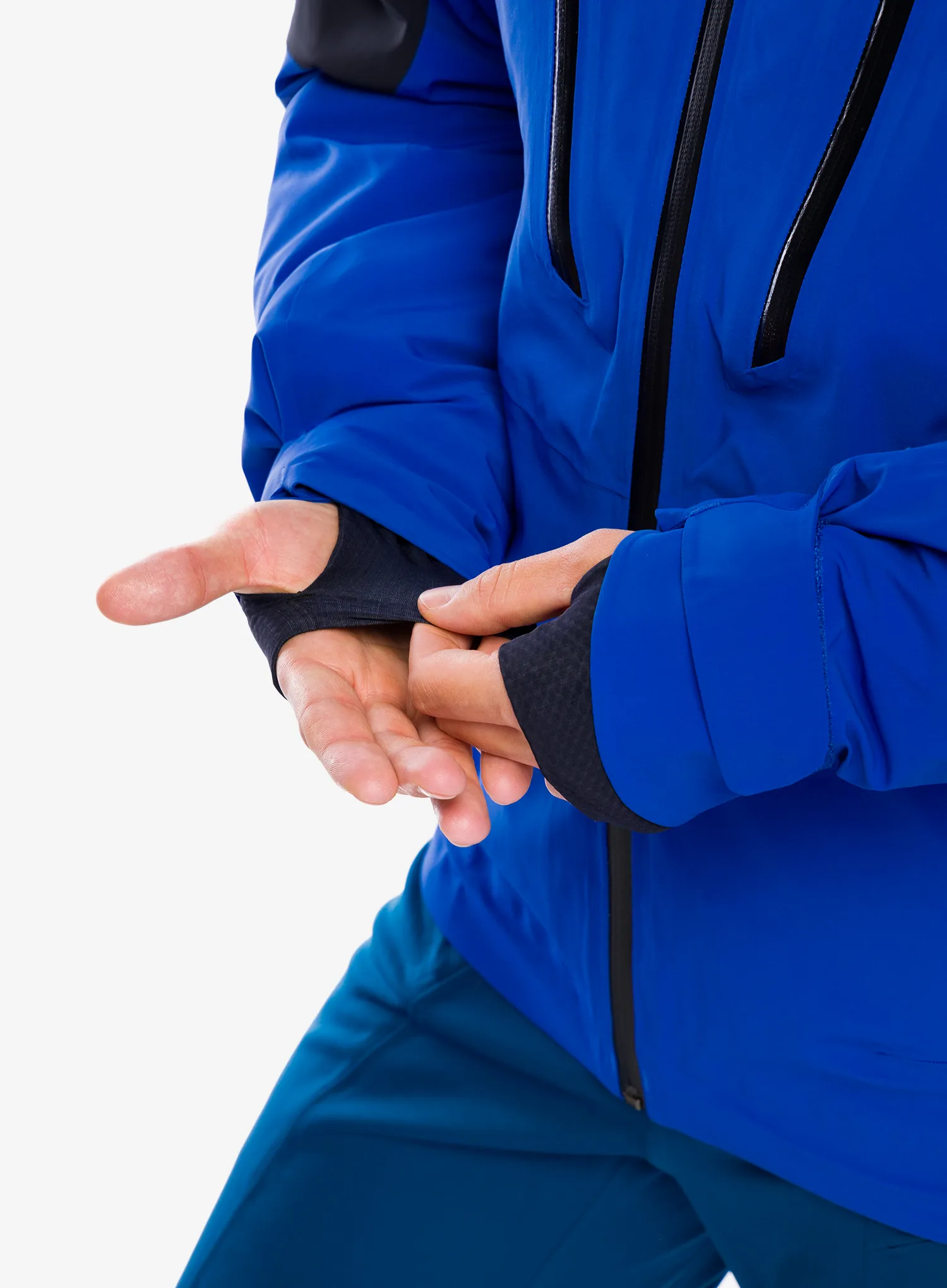 Куртка лижна Salomon Brilliant Jacket - surf the web/deep black