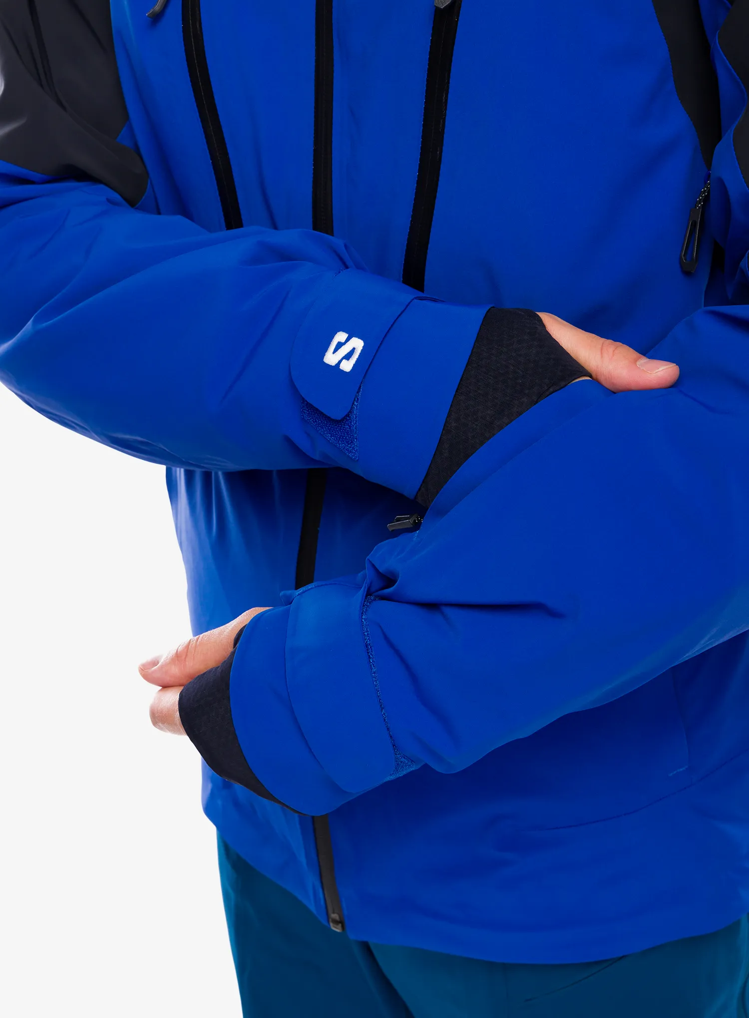 Куртка лижна Salomon Brilliant Jacket - surf the web/deep black