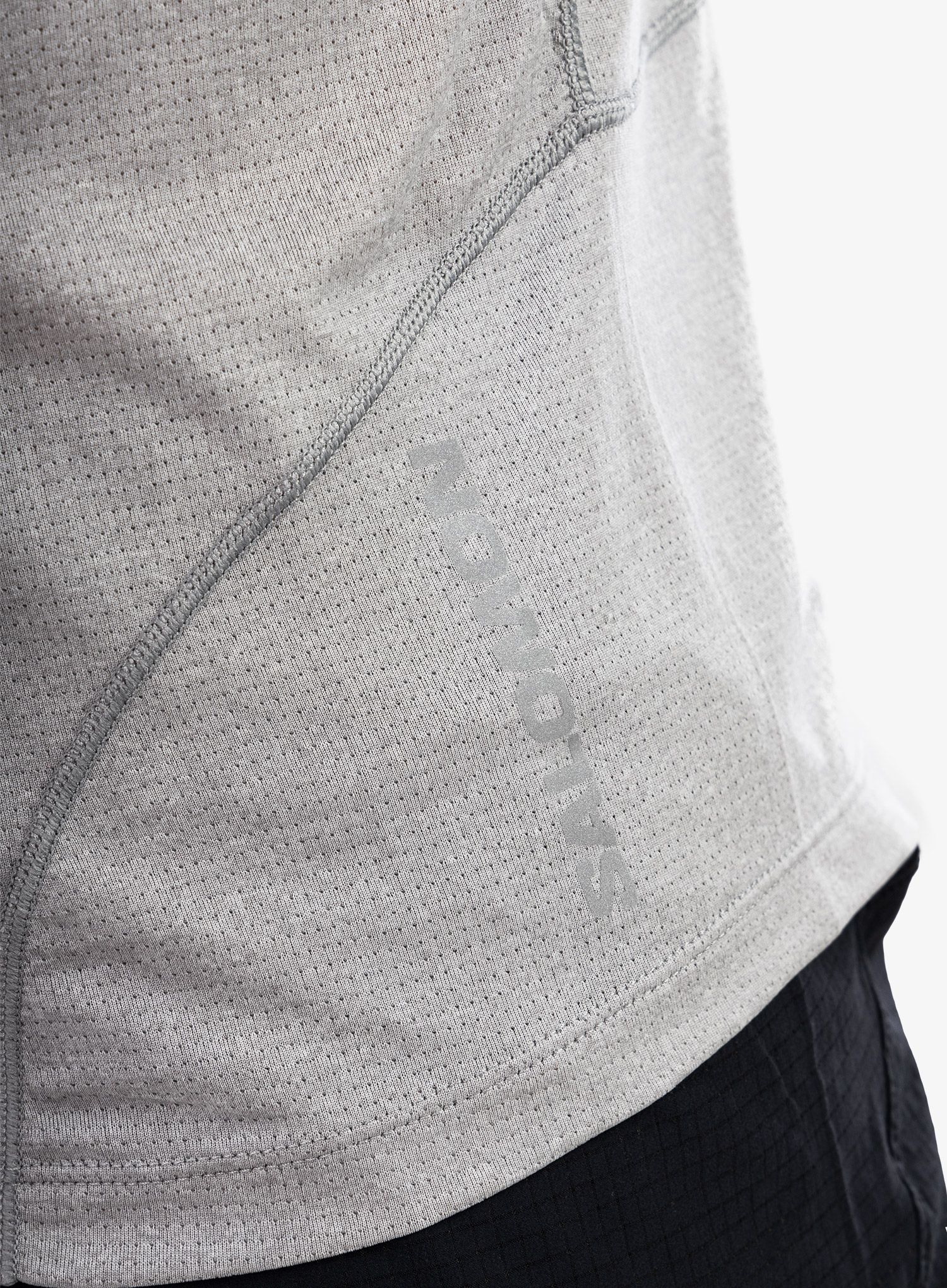 Кофта Salomon Cross Run Ls Tee - alloy/heather