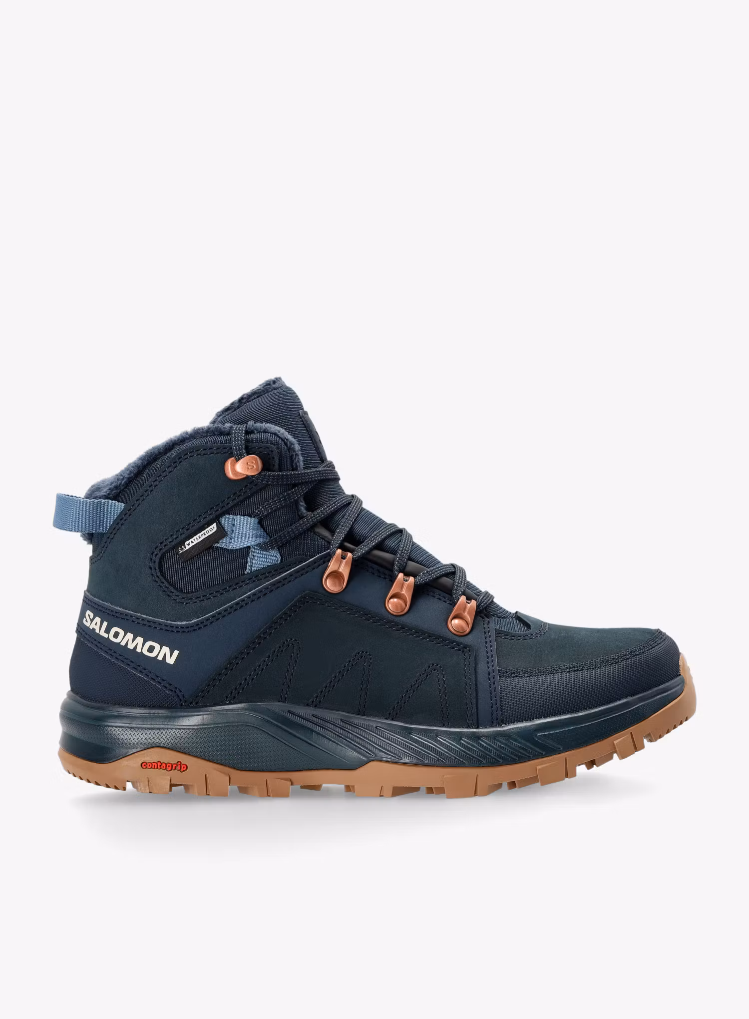 Черевики зимові жіночі Salomon Outchill TS CSWP - carbon/carbon/sea