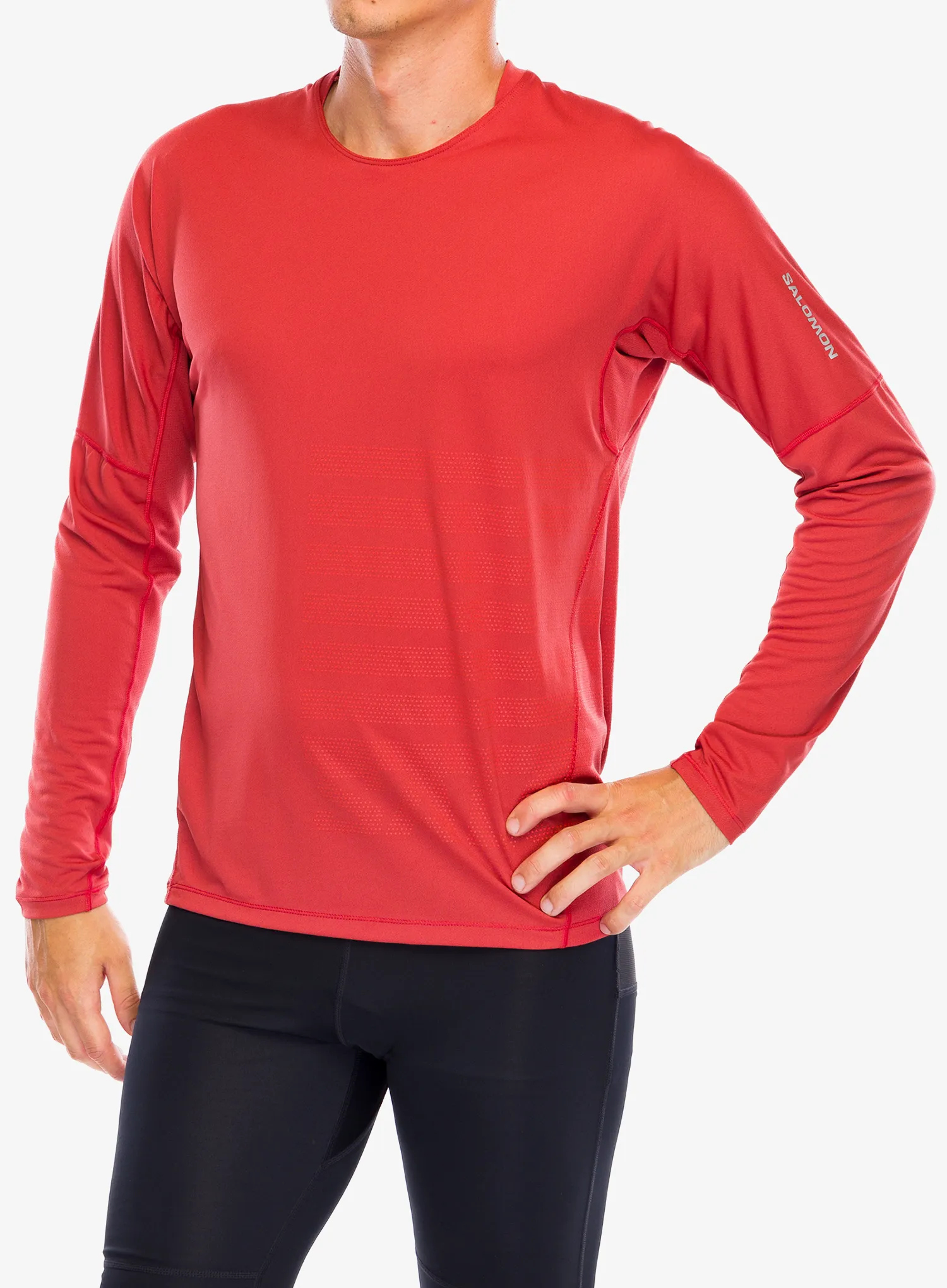 Кофта для бігу Salomon Sense Aero LS Tee GFX - tandoor