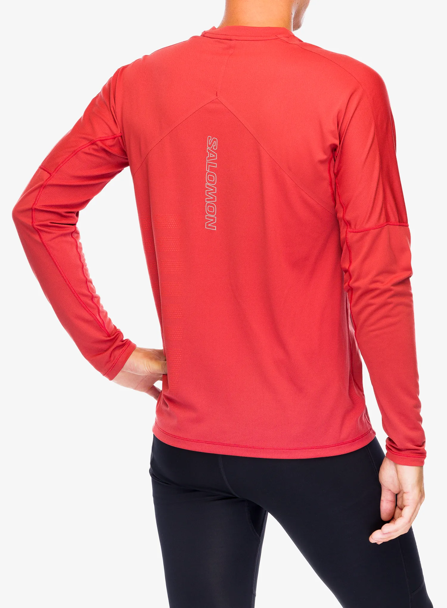 Кофта для бігу Salomon Sense Aero LS Tee GFX - tandoor