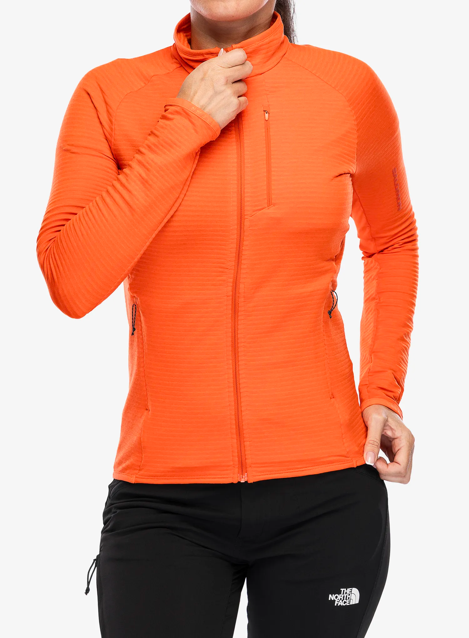 Фліска жіноча Salomon Essential Lightwarm FZ - cherry tomato