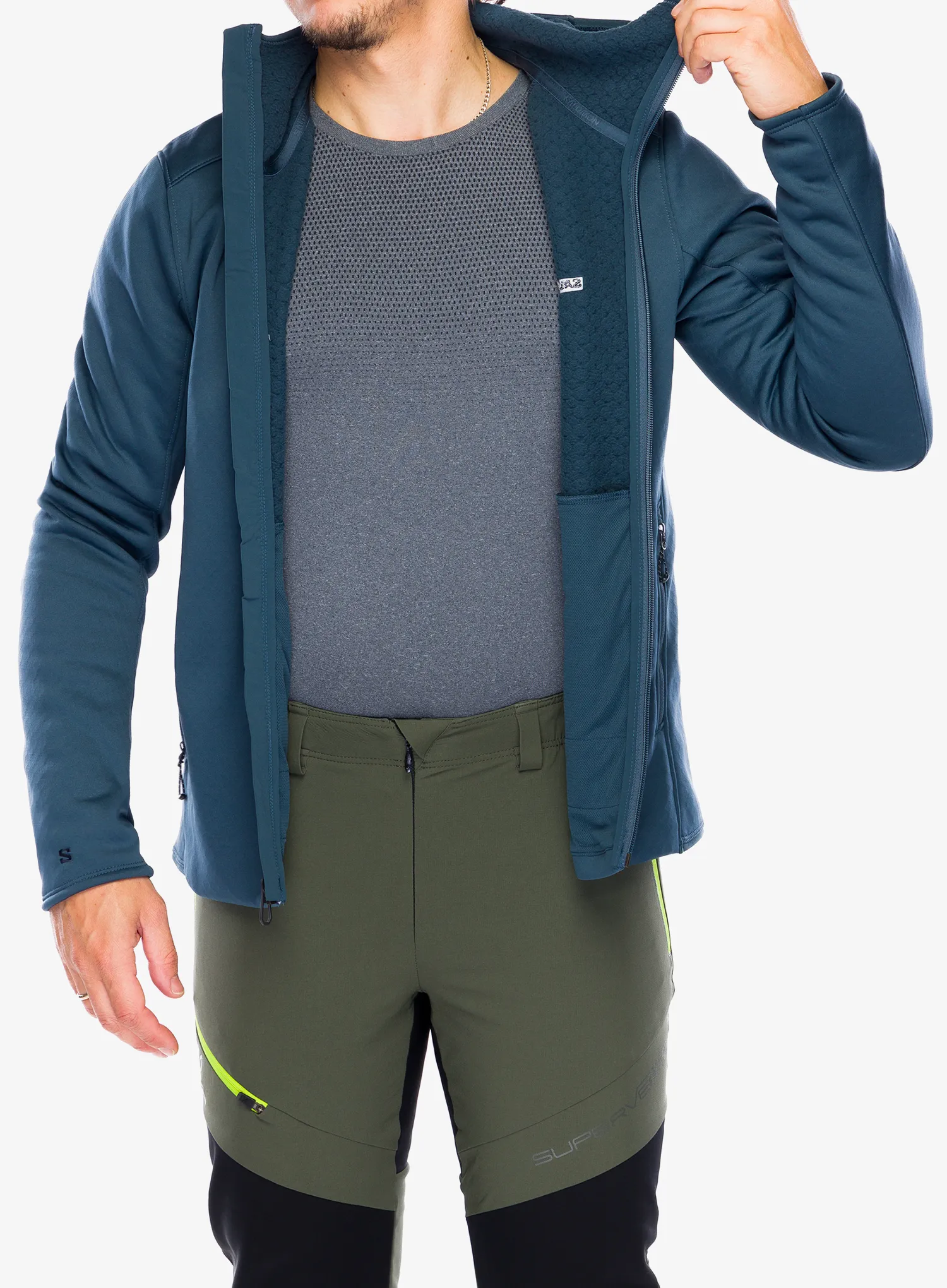 Кофта флісова Salomon Essential Midwarm HD - midnight navy